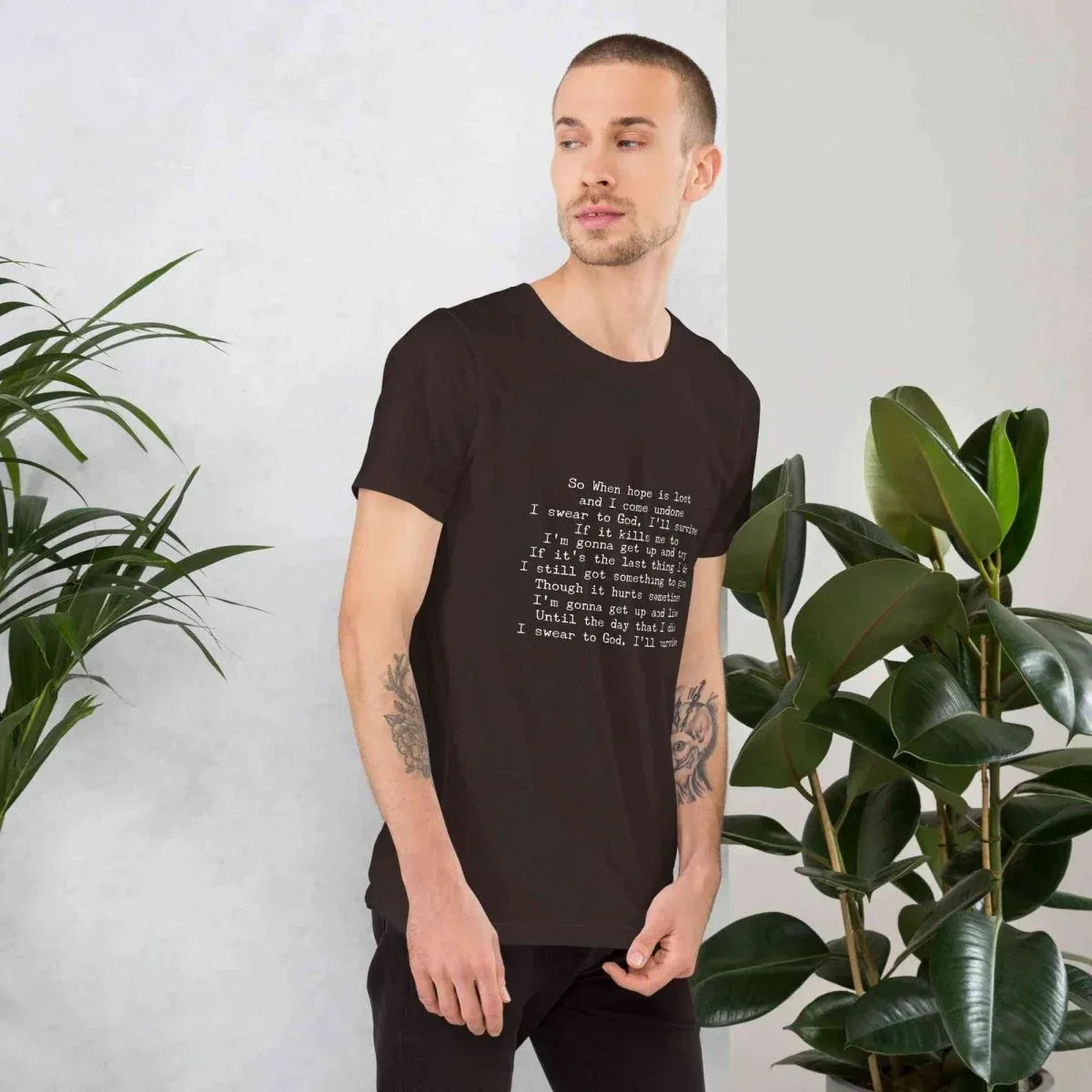 Lewis Capaldi Unisex T-Shirt | Black Cotton Fan Tee alcyone213k
