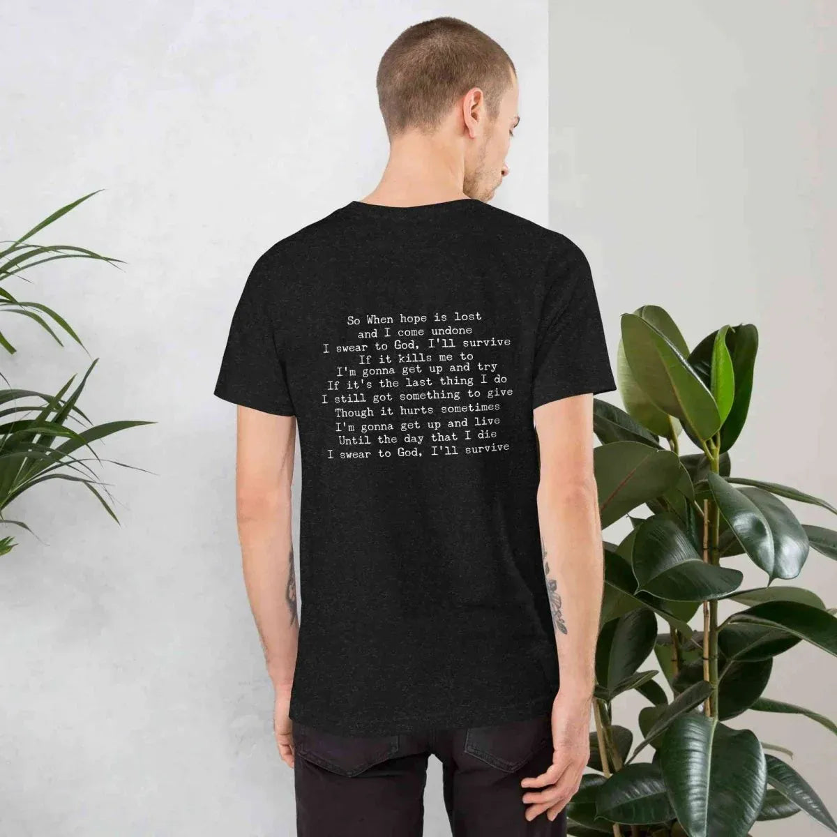 Lewis Capaldi Unisex T-Shirt | Black Cotton Fan Tee alcyone213k