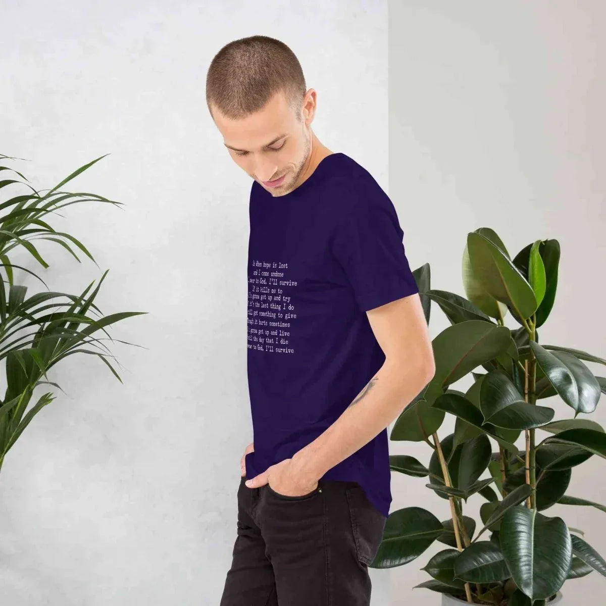 Lewis Capaldi Unisex T-Shirt | Black Cotton Fan Tee alcyone213k