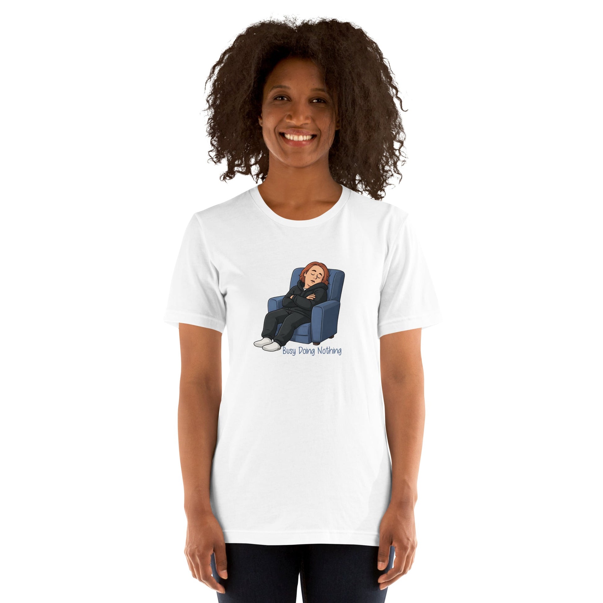 Lewis Capaldi Unisex T-Shirt - Busy Doing Nothing - Funny Quotes alcyone213k