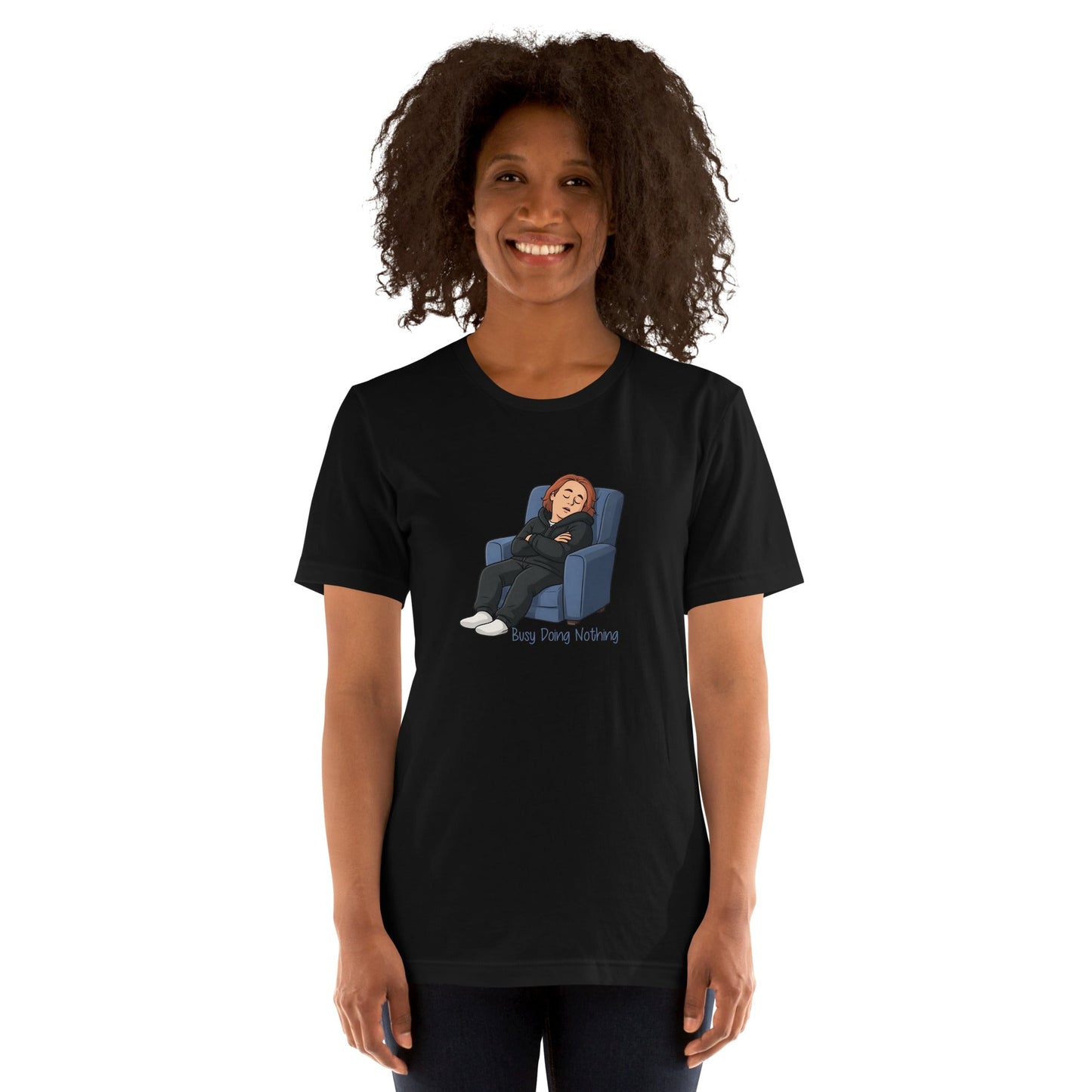Lewis Capaldi Unisex T-Shirt - Busy Doing Nothing - Funny Quotes alcyone213k
