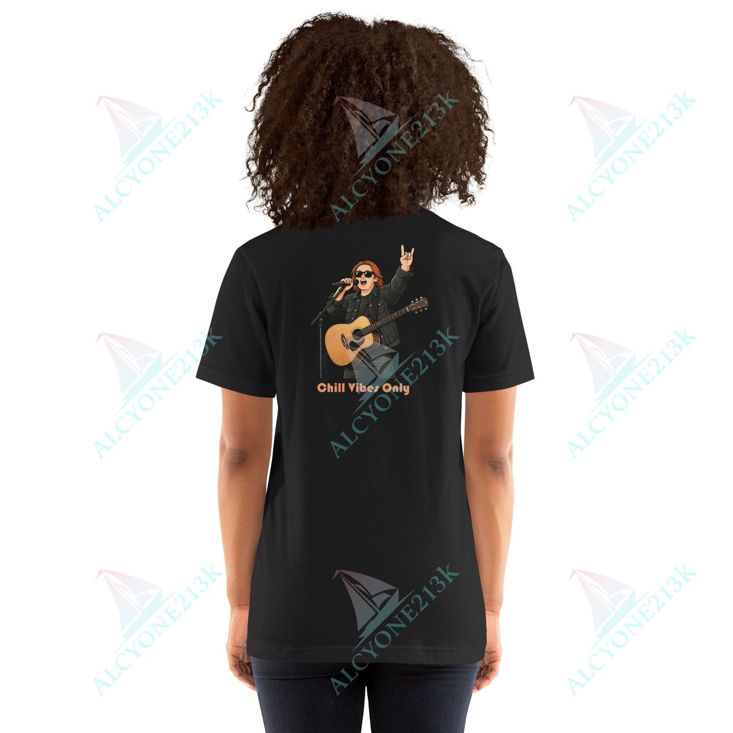 Lewis Capaldi Unisex T-Shirt - Chilled Vibes Only - Funny Quotes alcyone213k