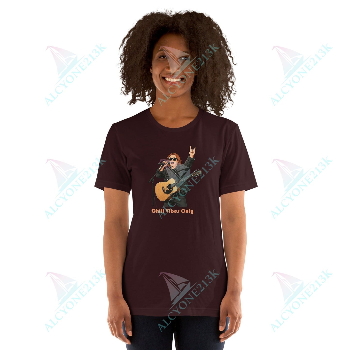 Lewis Capaldi Unisex T-Shirt - Chilled Vibes Only - Funny Quotes alcyone213k