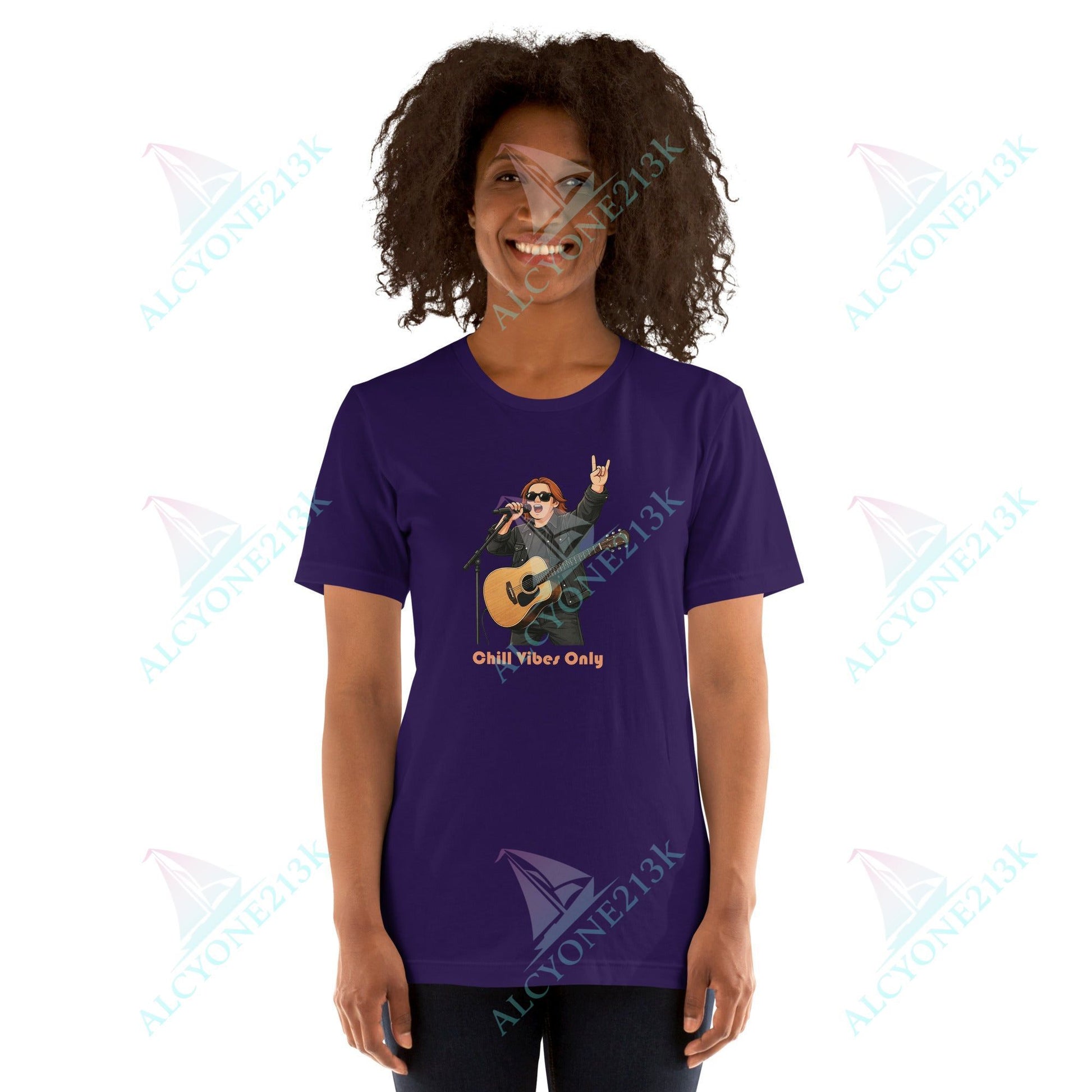 Lewis Capaldi Unisex T-Shirt - Chilled Vibes Only - Funny Quotes alcyone213k