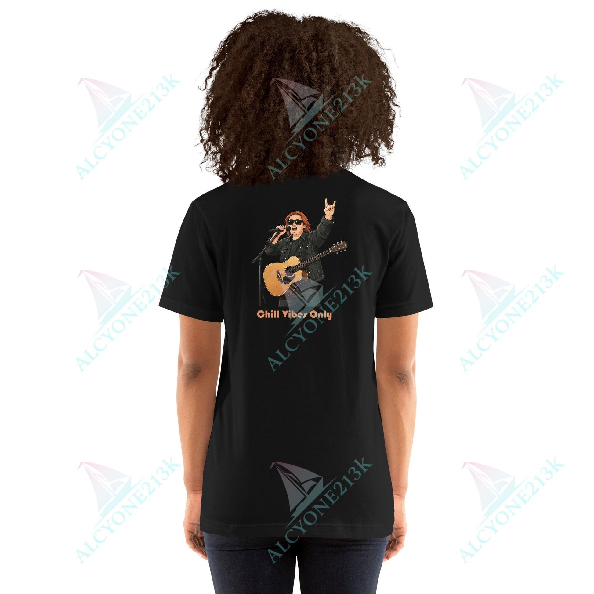 Lewis Capaldi Unisex T-Shirt - Chilled Vibes Only - Funny Quotes alcyone213k