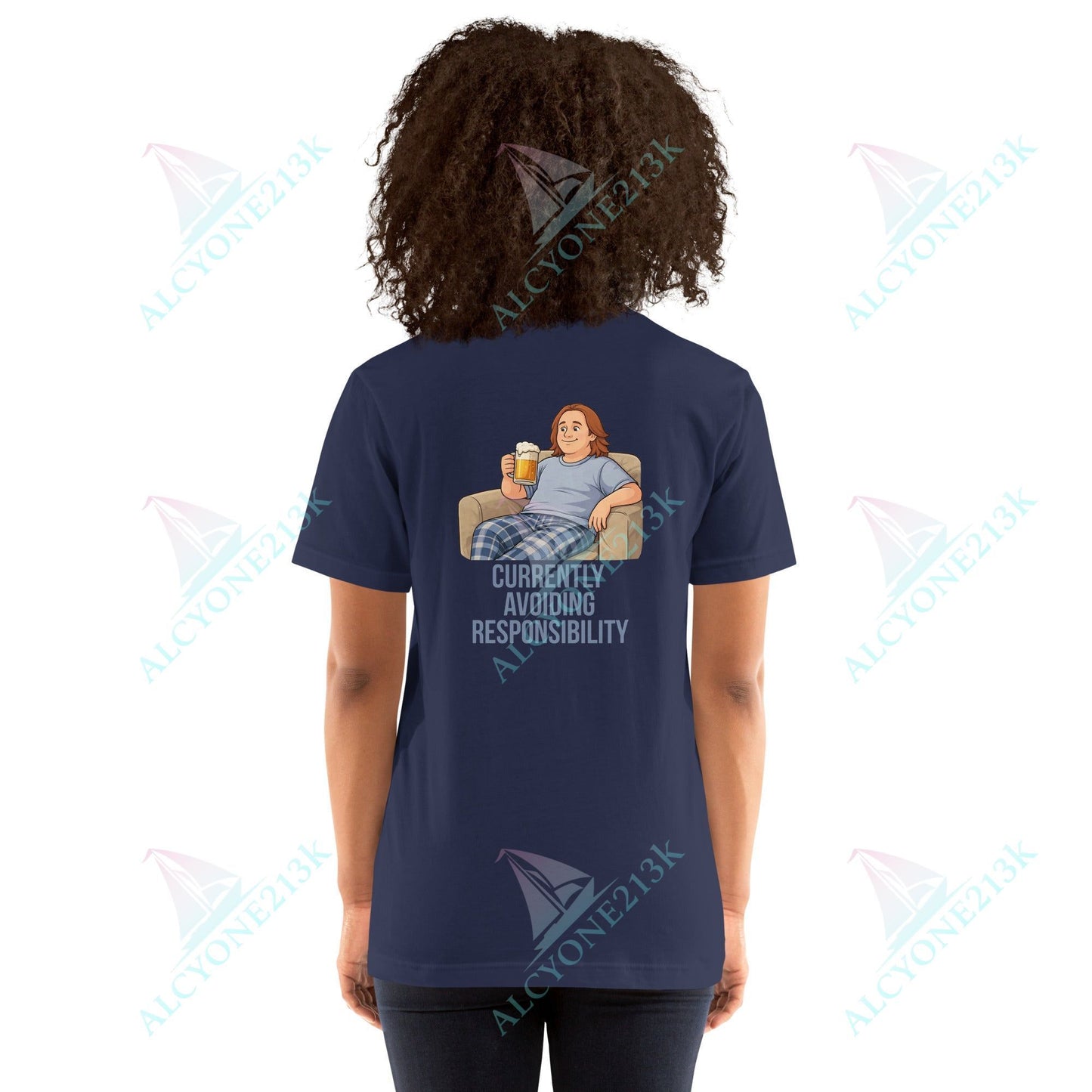 Lewis Capaldi Unisex T-Shirt - Currently Avoiding Responsibility - Funny Quotes alcyone213k