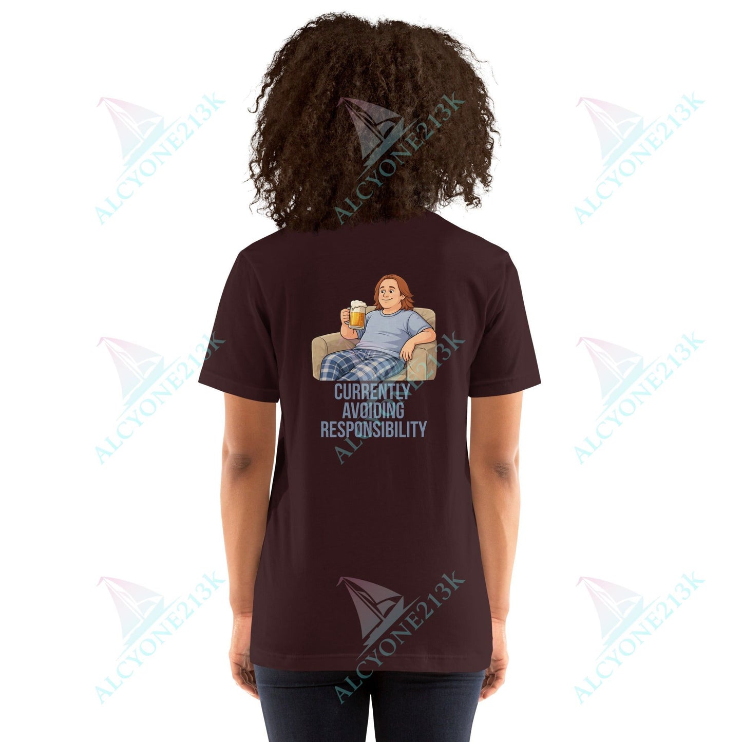 Lewis Capaldi Unisex T-Shirt - Currently Avoiding Responsibility - Funny Quotes alcyone213k