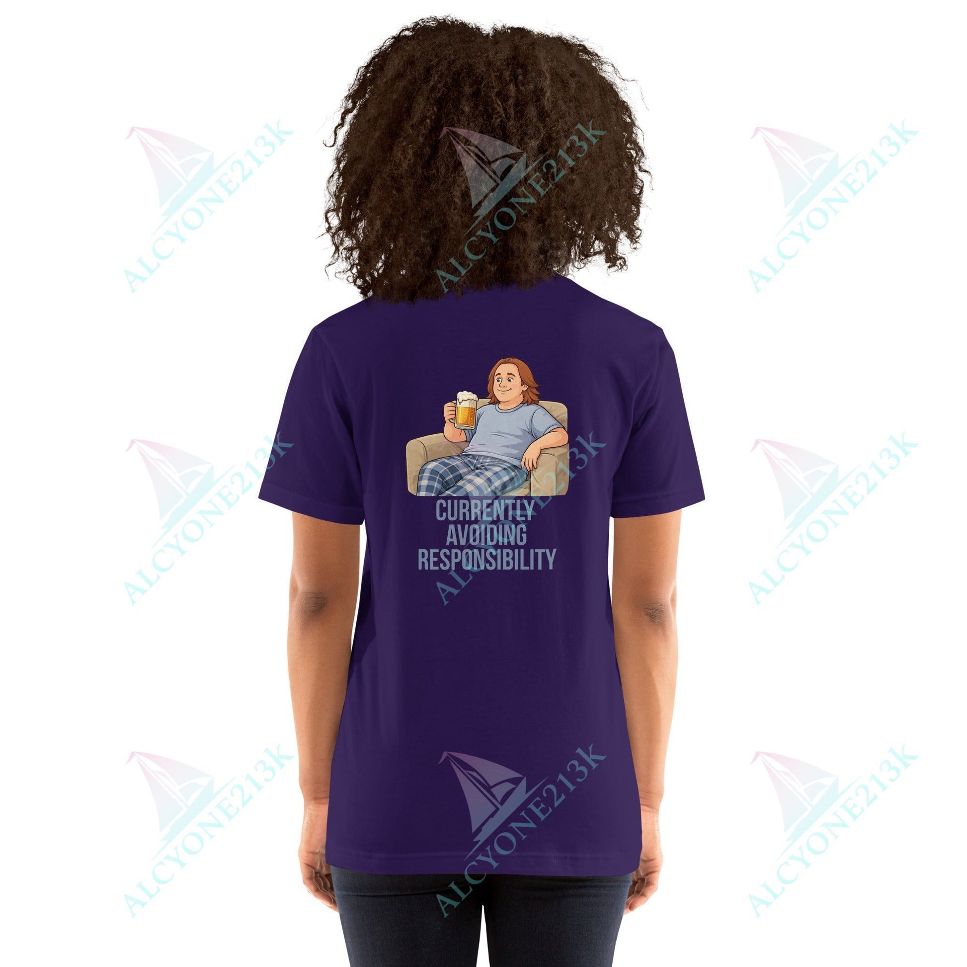 Lewis Capaldi Unisex T-Shirt - Currently Avoiding Responsibility - Funny Quotes alcyone213k