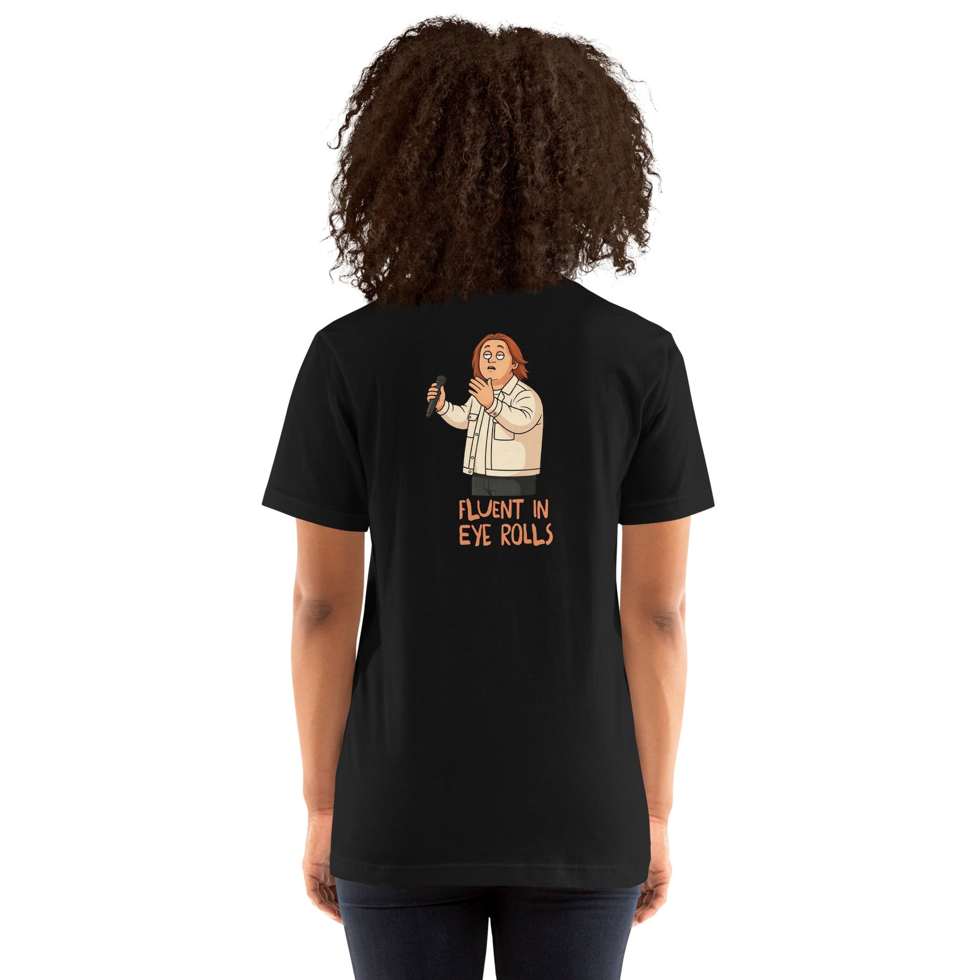 Lewis Capaldi Unisex T-Shirt - Fluent In Eye Rolls - Funny Quotes alcyone213k