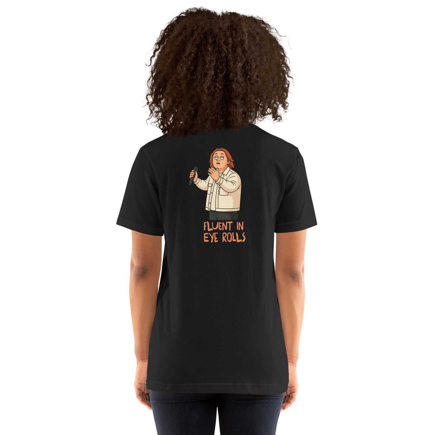 Lewis Capaldi Unisex T-Shirt - Fluent In Eye Rolls - Funny Quotes alcyone213k