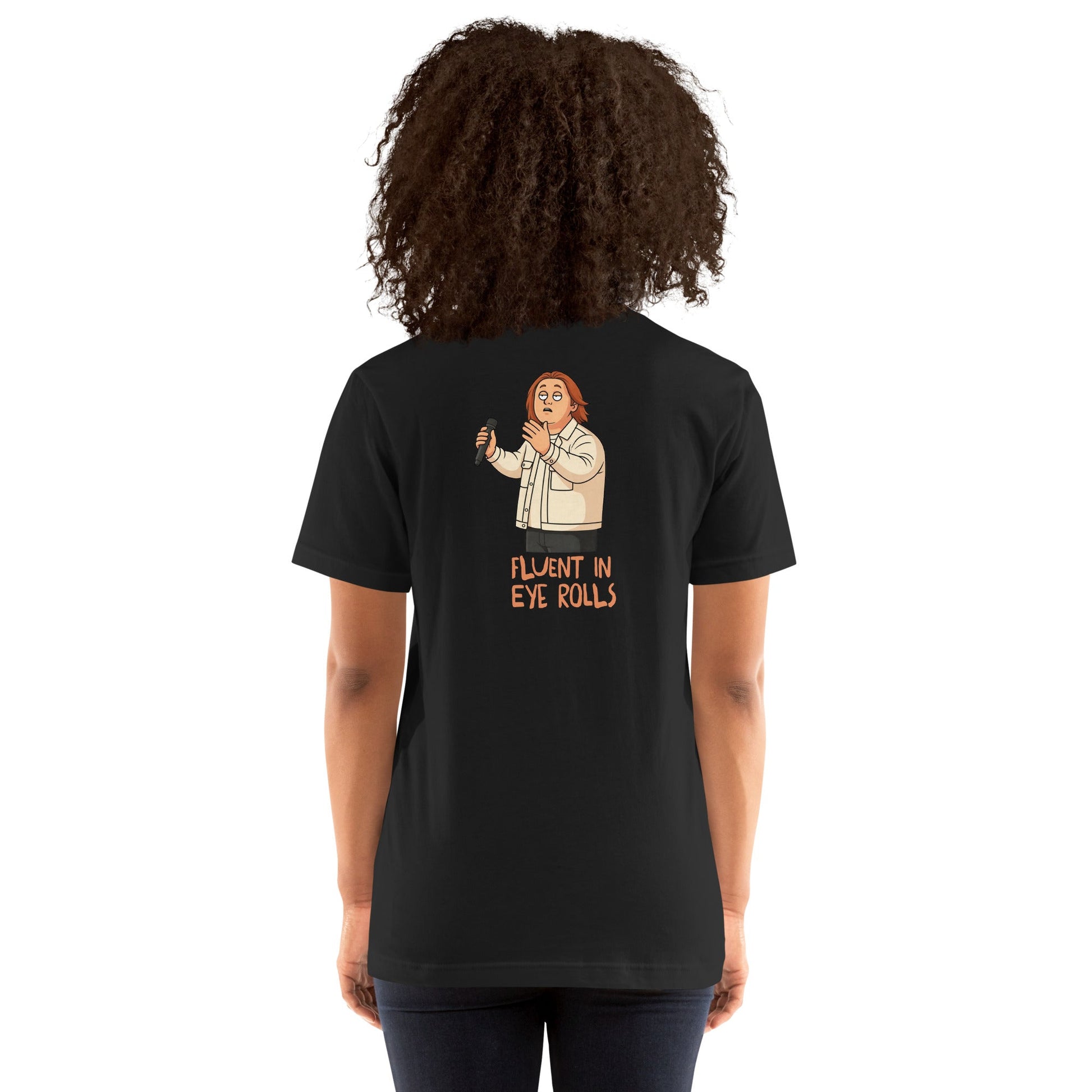 Lewis Capaldi Unisex T-Shirt - Fluent In Eye Rolls - Funny Quotes alcyone213k