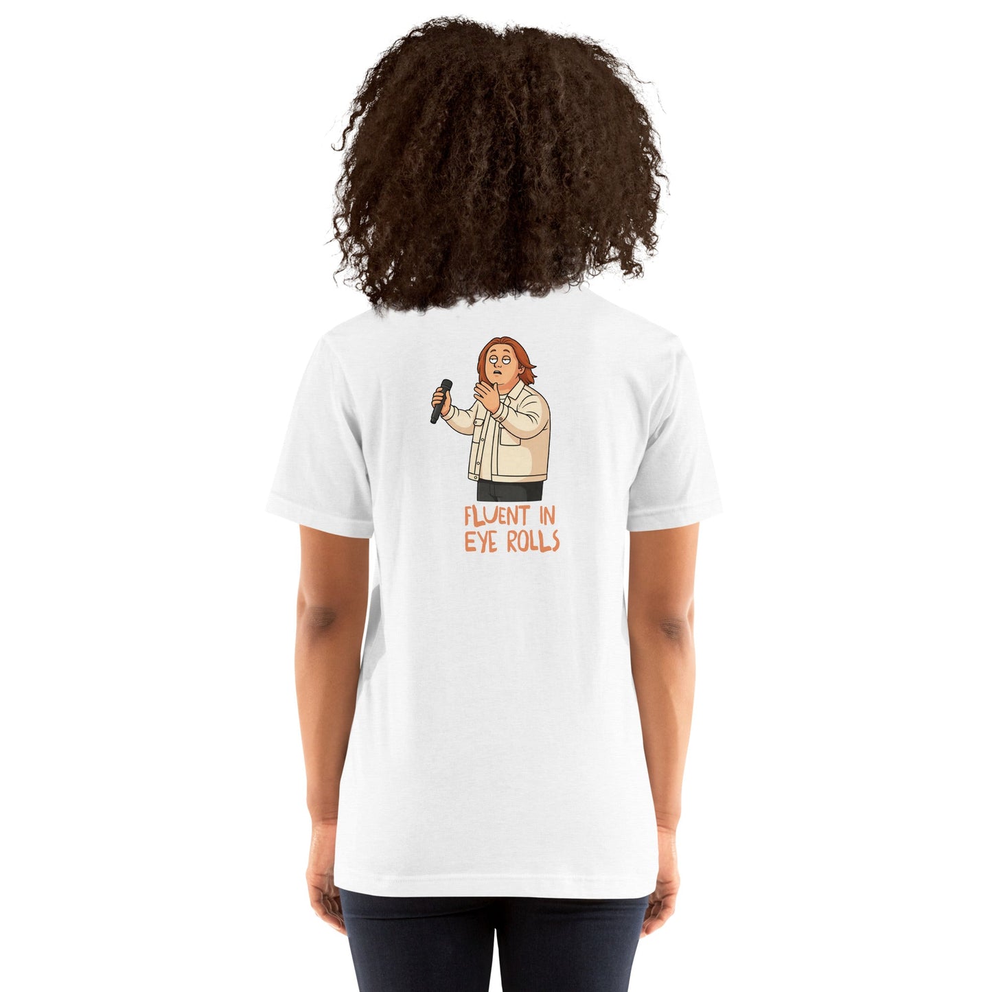 Lewis Capaldi Unisex T-Shirt - Fluent In Eye Rolls - Funny Quotes alcyone213k