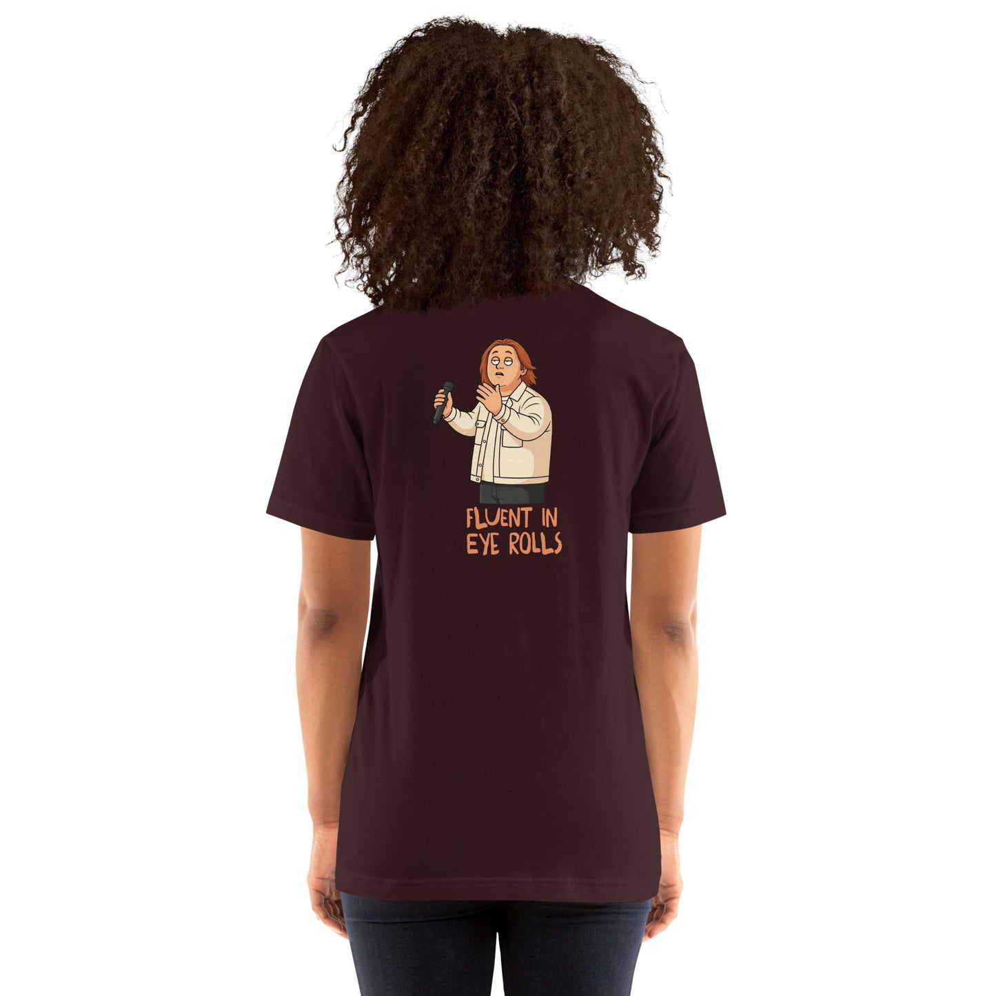 Lewis Capaldi Unisex T-Shirt - Fluent In Eye Rolls - Funny Quotes alcyone213k