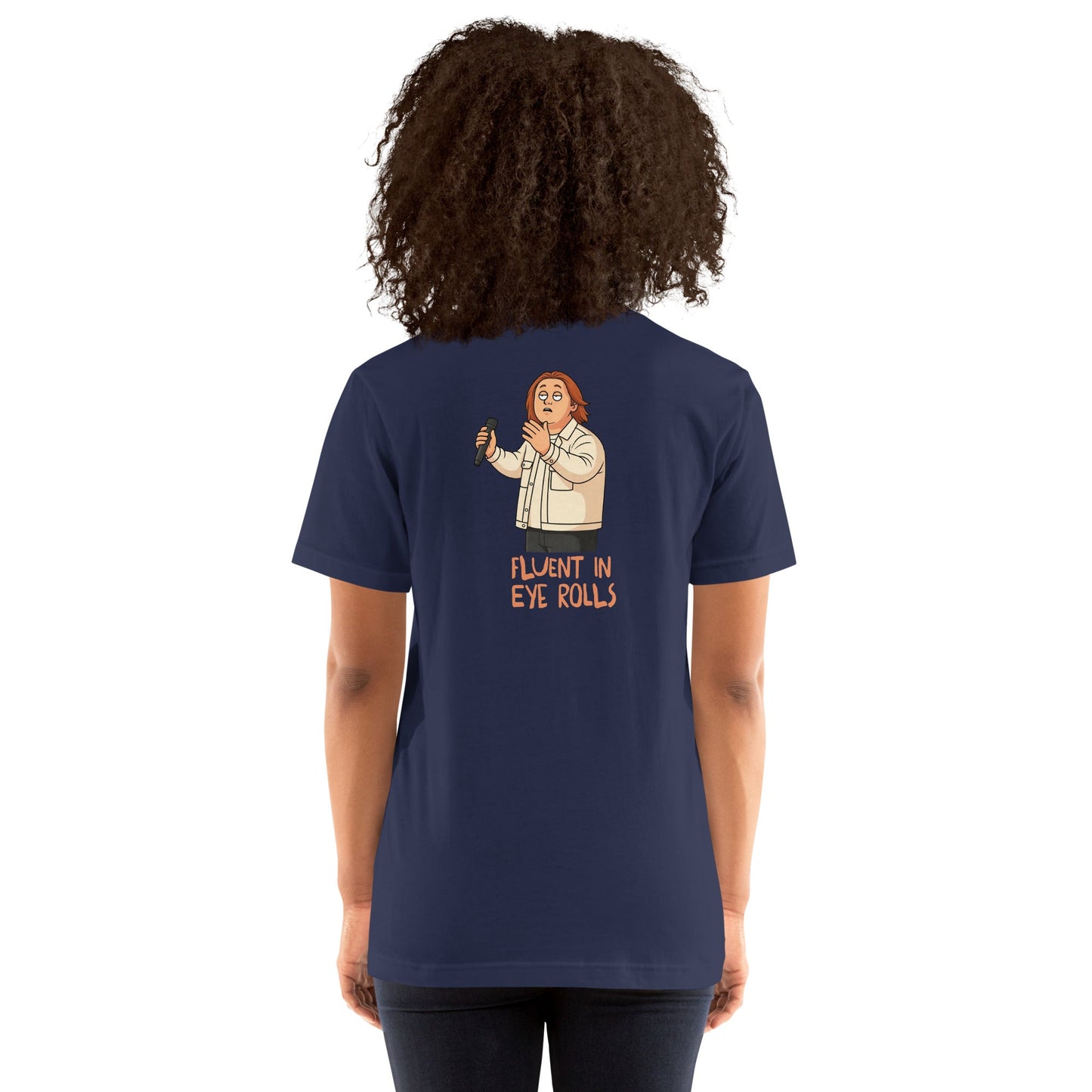 Lewis Capaldi Unisex T-Shirt - Fluent In Eye Rolls - Funny Quotes alcyone213k