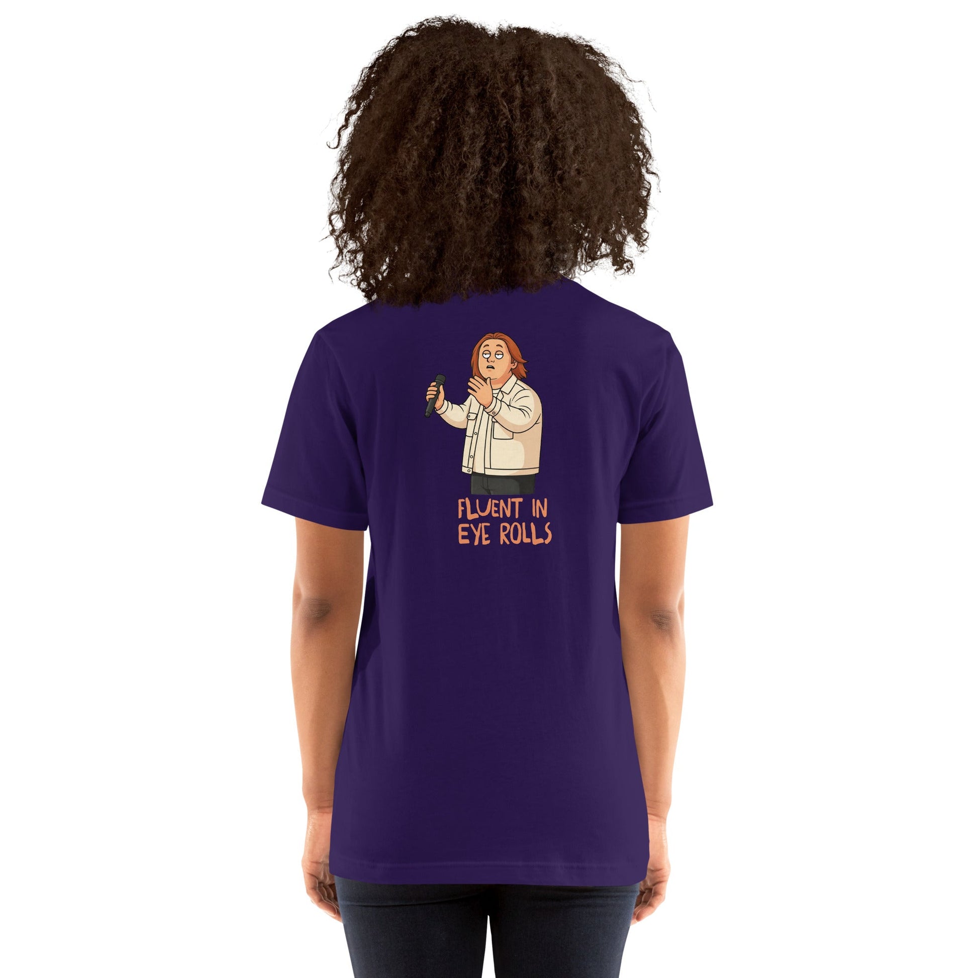 Lewis Capaldi Unisex T-Shirt - Fluent In Eye Rolls - Funny Quotes alcyone213k