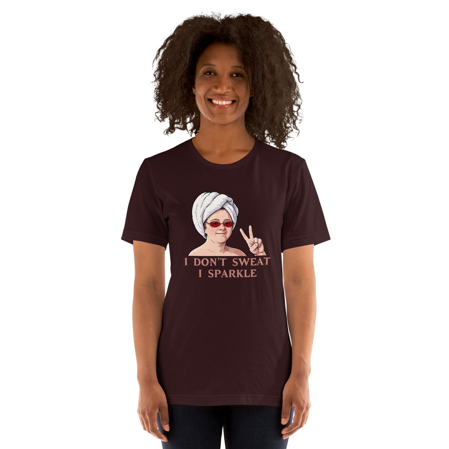Lewis Capaldi Unisex T-Shirt - I Don't Sweat I Sparkle - Funny Quotes alcyone213k