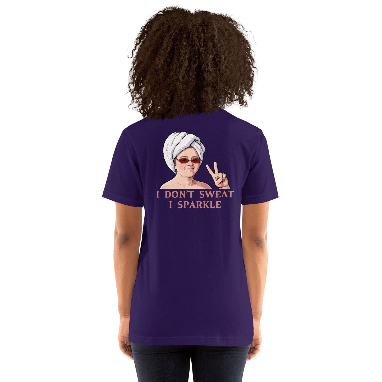 Lewis Capaldi Unisex T-Shirt - I Don't Sweat I Sparkle - Funny Quotes alcyone213k