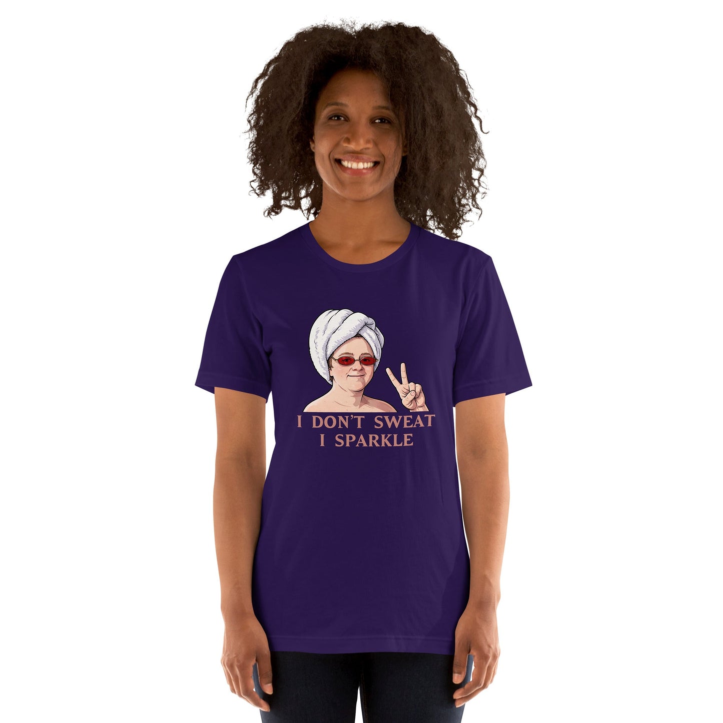 Lewis Capaldi Unisex T-Shirt - I Don't Sweat I Sparkle - Funny Quotes alcyone213k