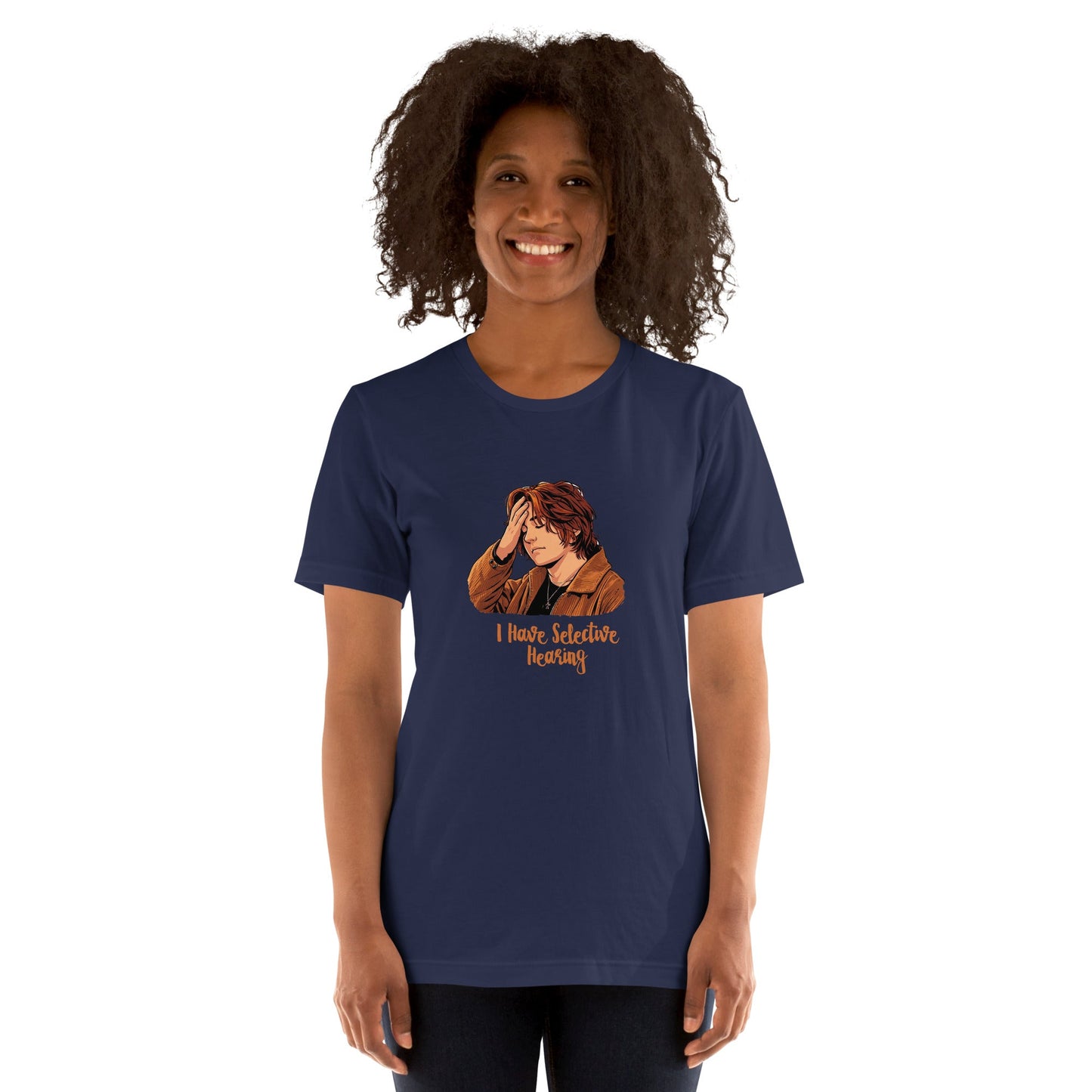 Lewis Capaldi Unisex T-Shirt - I Hate Selective Hearing - Funny Quotes alcyone213k