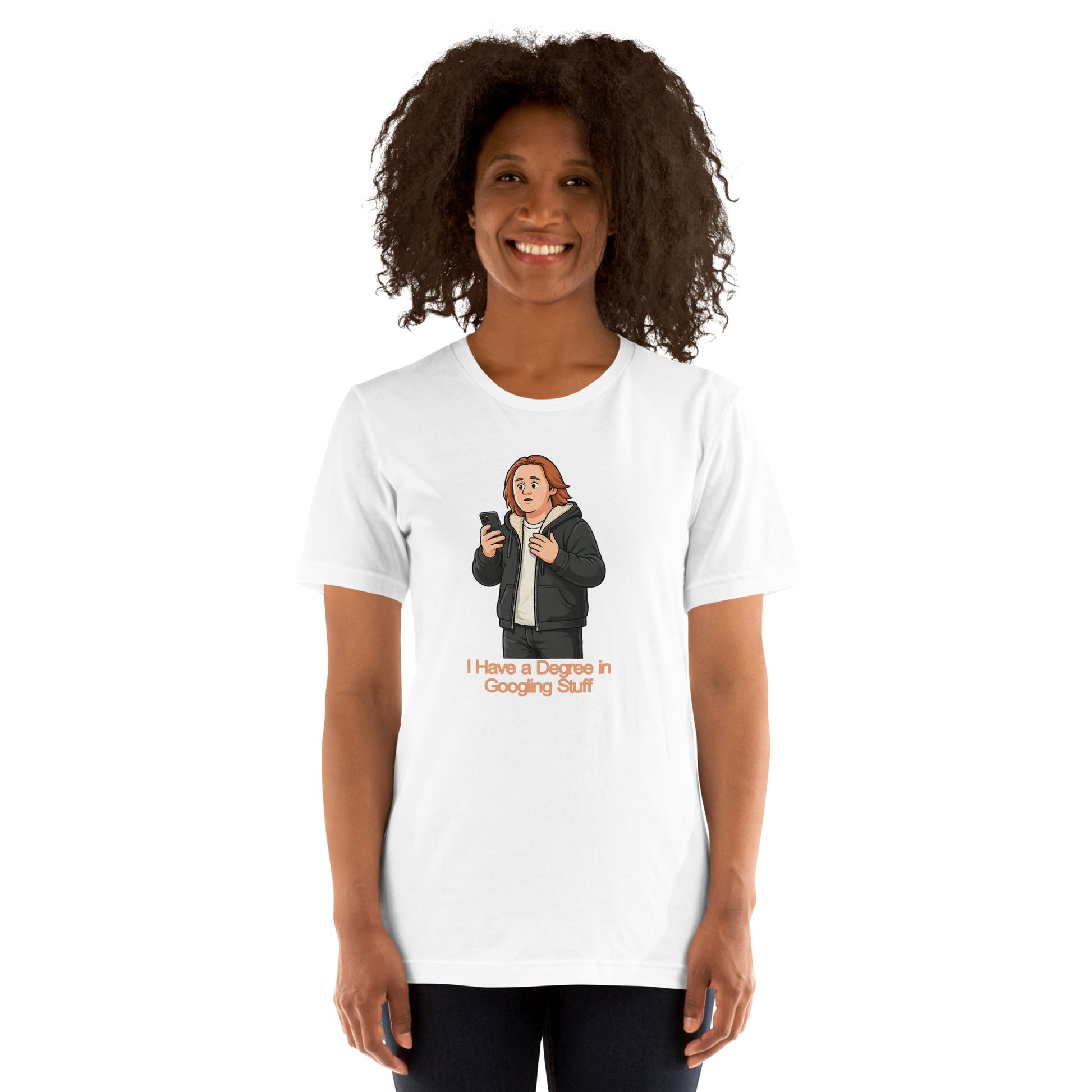 Lewis Capaldi Unisex T-Shirt - I Have A degree In Googling Stuff - Funny Quotes alcyone213k