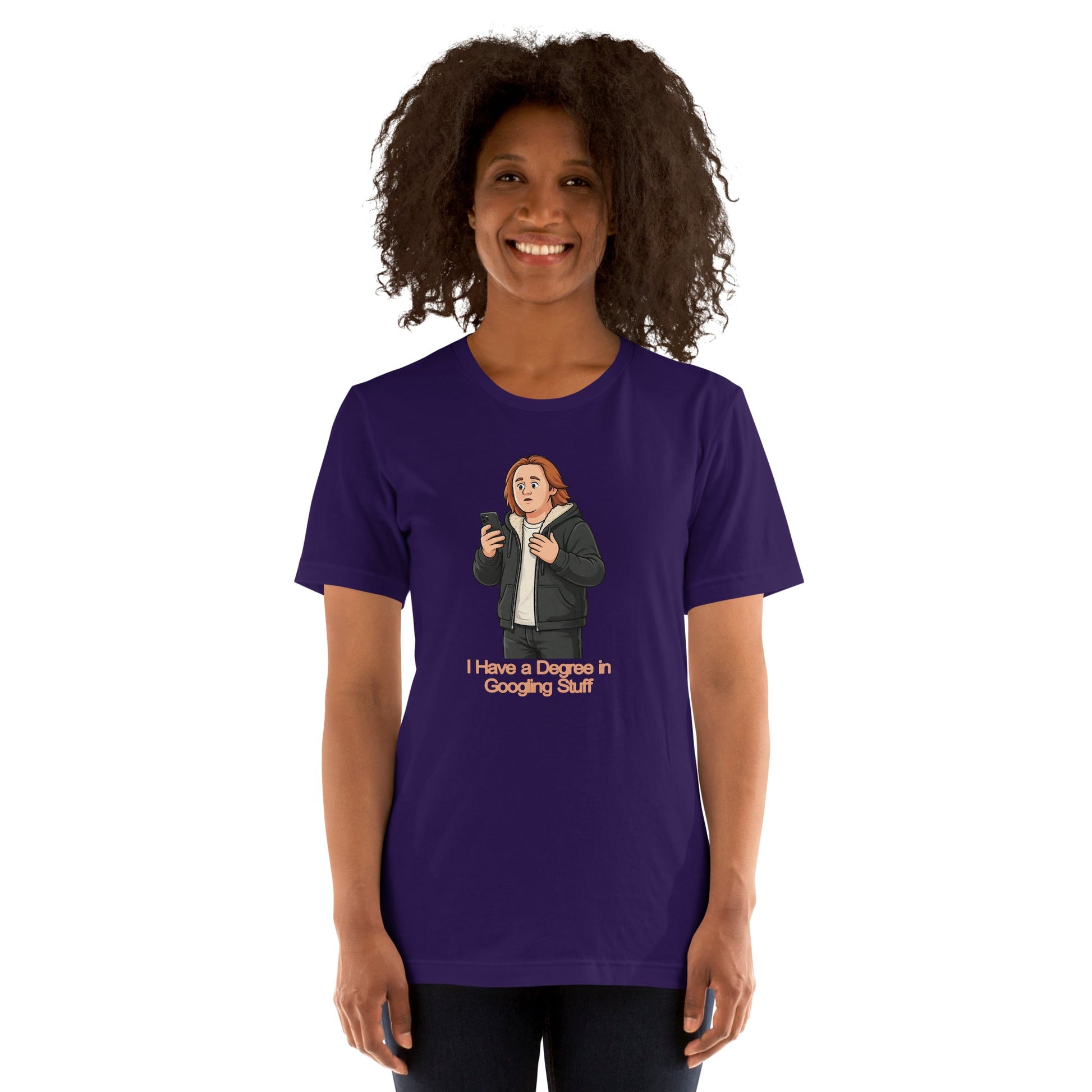 Lewis Capaldi Unisex T-Shirt - I Have A degree In Googling Stuff - Funny Quotes alcyone213k