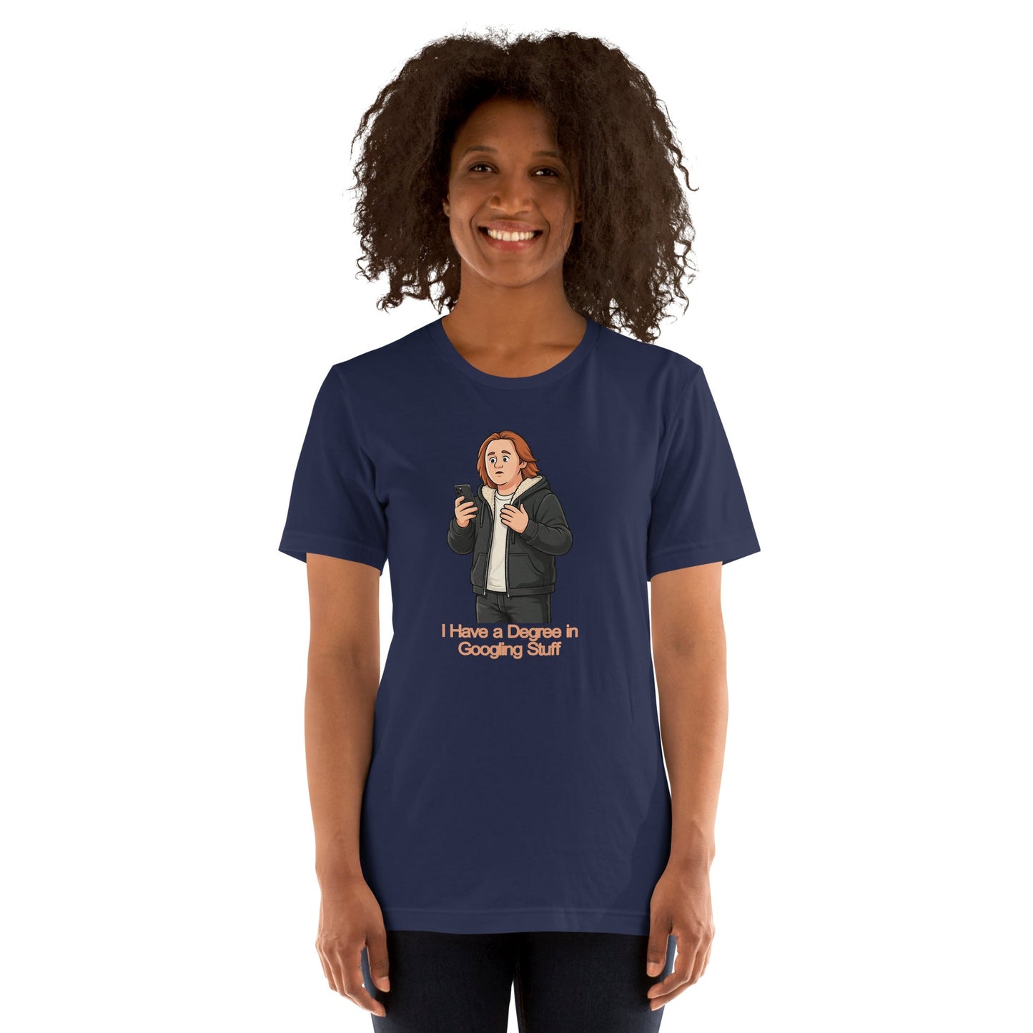 Lewis Capaldi Unisex T-Shirt - I Have A degree In Googling Stuff - Funny Quotes alcyone213k