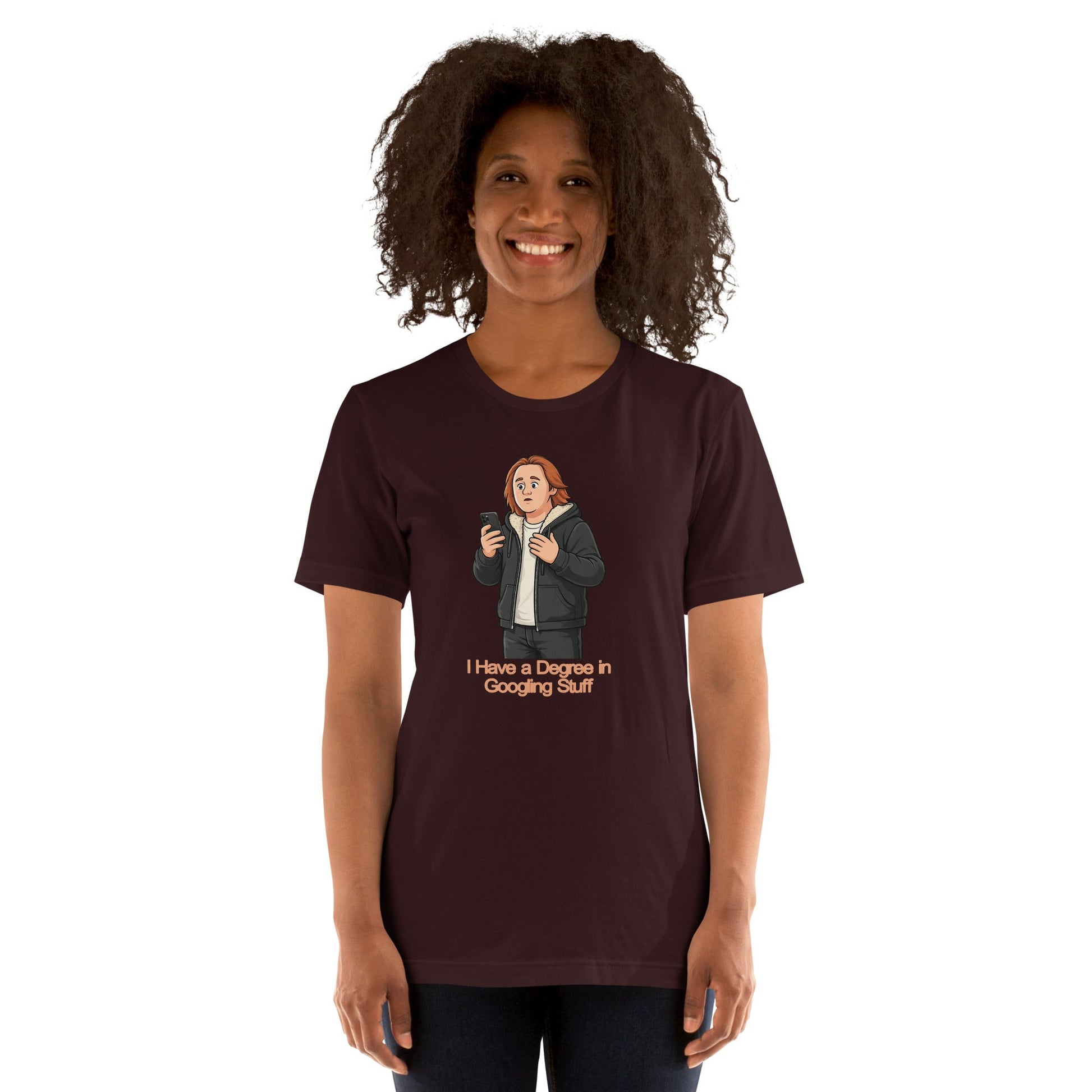 Lewis Capaldi Unisex T-Shirt - I Have A degree In Googling Stuff - Funny Quotes alcyone213k