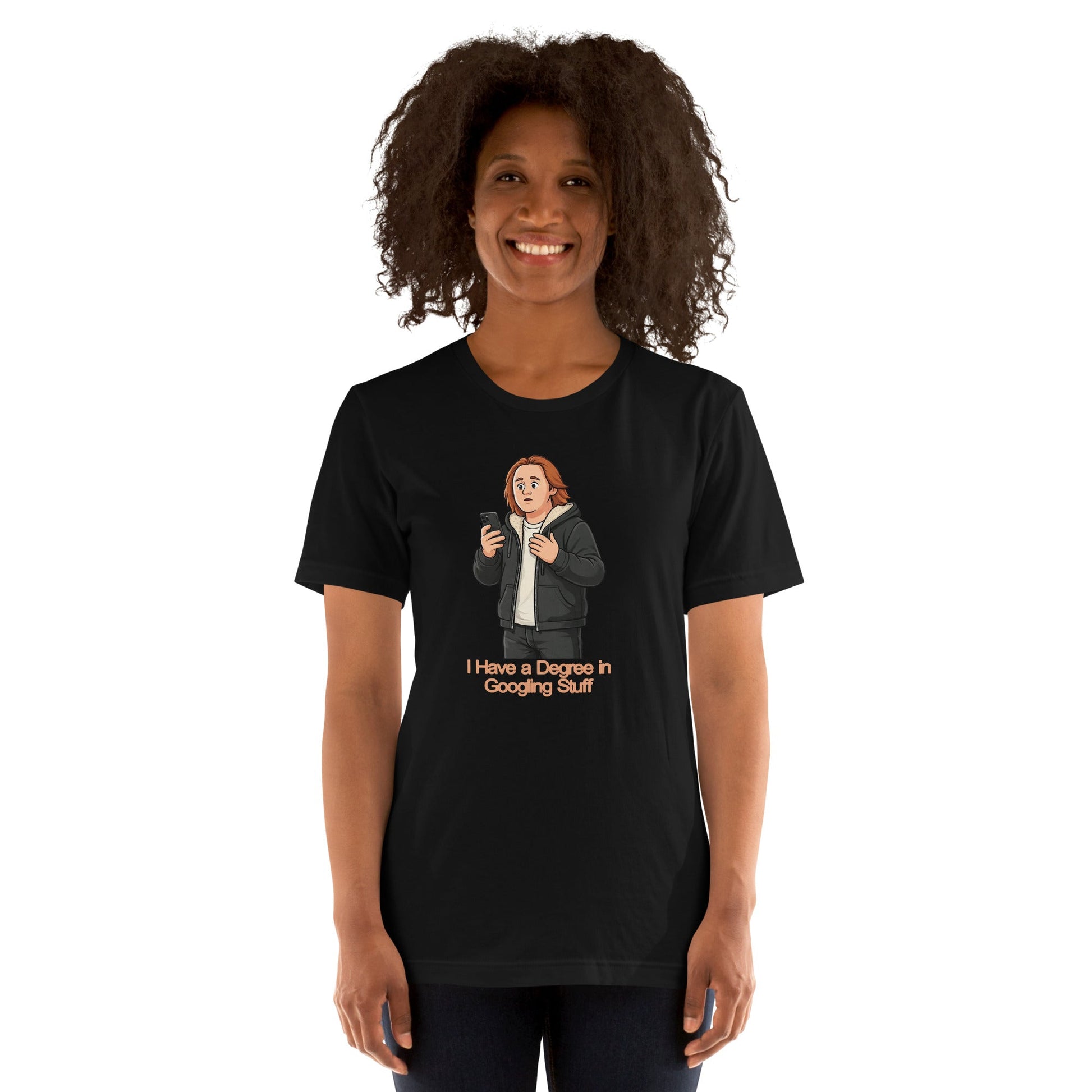 Lewis Capaldi Unisex T-Shirt - I Have A degree In Googling Stuff - Funny Quotes alcyone213k