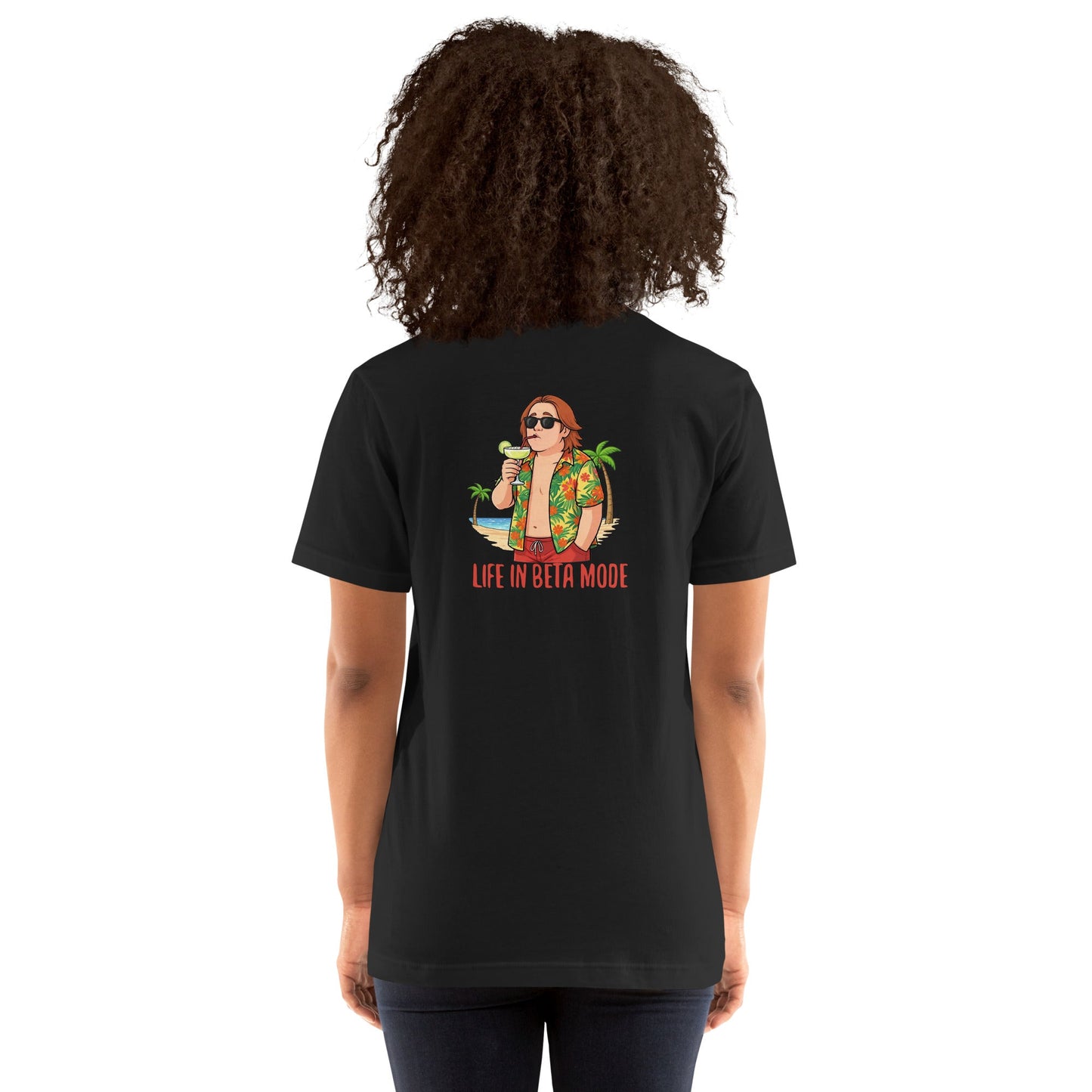 Lewis Capaldi Unisex T-Shirt - Life In Beta Mode - Funny Quotes alcyone213k