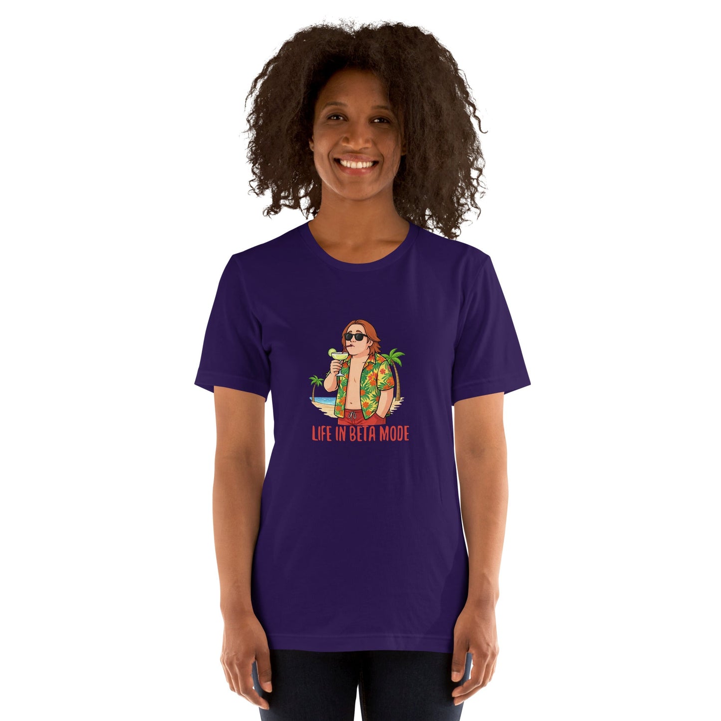 Lewis Capaldi Unisex T-Shirt - Life In Beta Mode - Funny Quotes alcyone213k