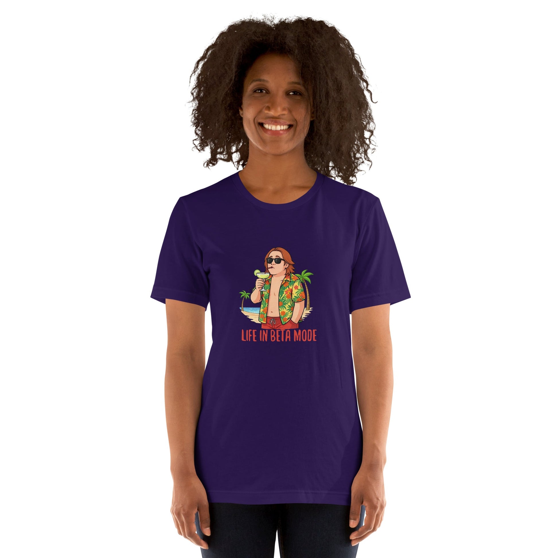 Lewis Capaldi Unisex T-Shirt - Life In Beta Mode - Funny Quotes alcyone213k