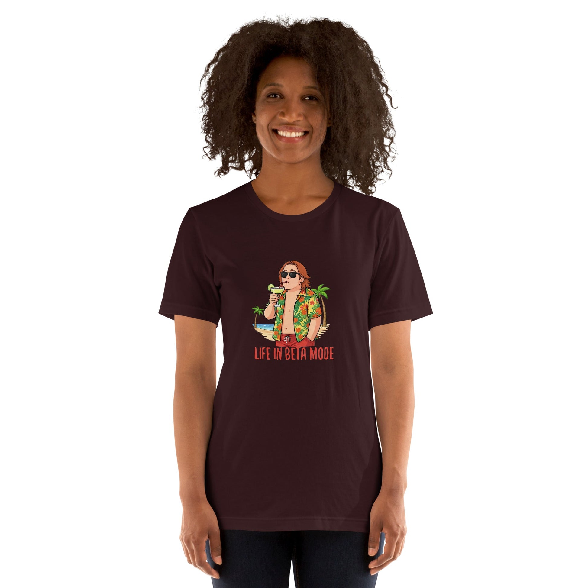 Lewis Capaldi Unisex T-Shirt - Life In Beta Mode - Funny Quotes alcyone213k
