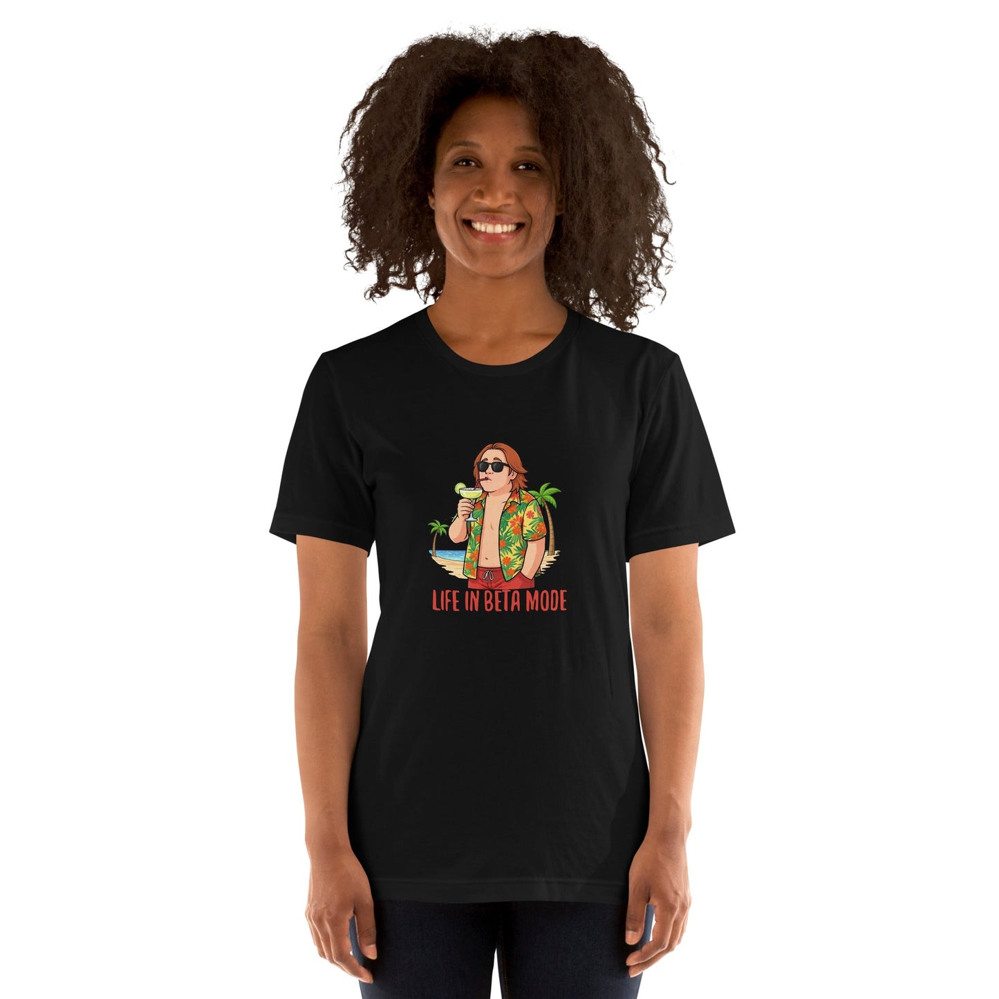 Lewis Capaldi Unisex T-Shirt - Life In Beta Mode - Funny Quotes alcyone213k