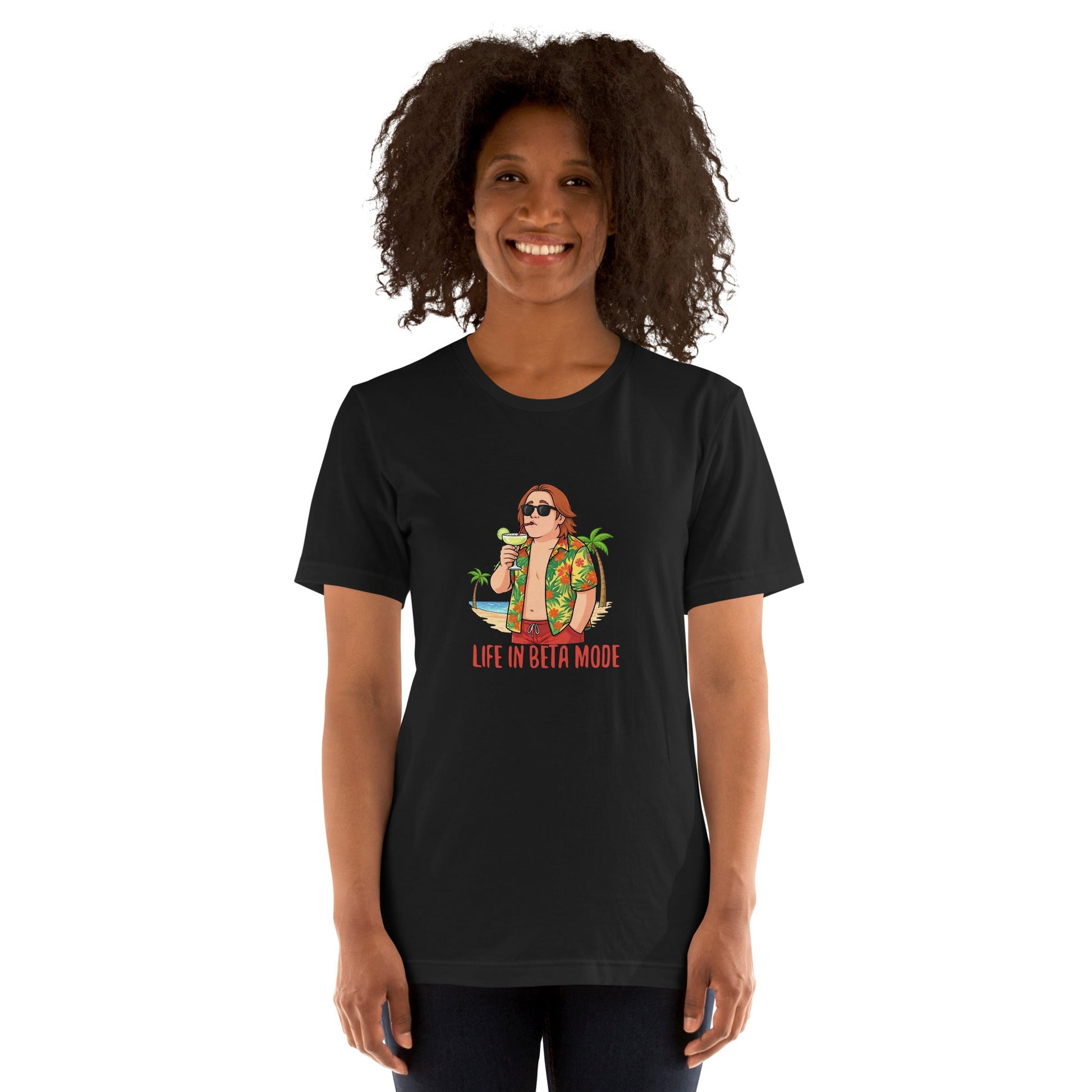 Lewis Capaldi Unisex T-Shirt - Life In Beta Mode - Funny Quotes alcyone213k