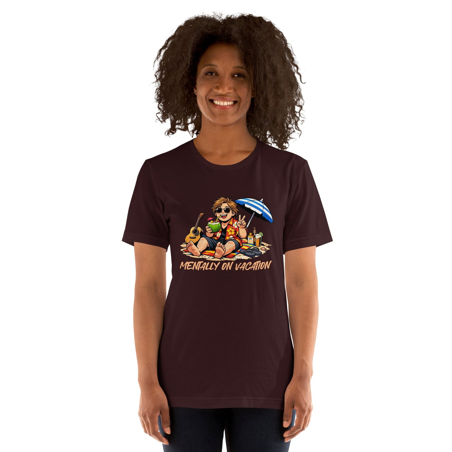 Lewis Capaldi Unisex T-Shirt - Mentally On Vacation - Funny Quotes alcyone213k