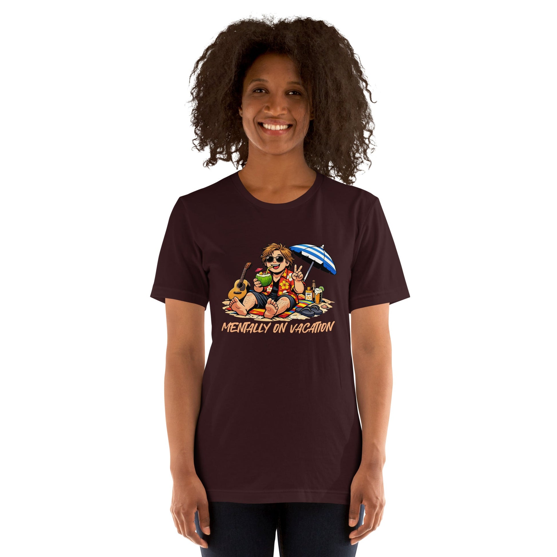 Lewis Capaldi Unisex T-Shirt - Mentally On Vacation - Funny Quotes alcyone213k