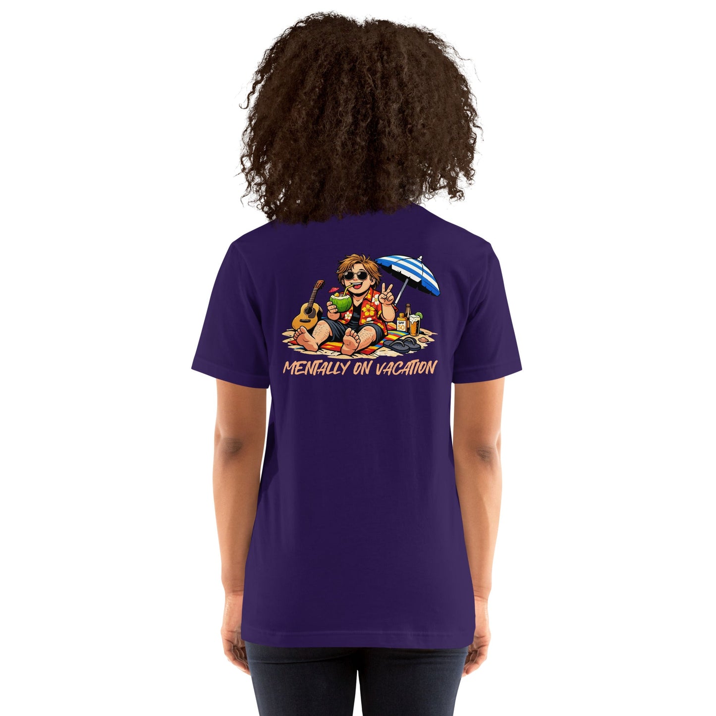 Lewis Capaldi Unisex T-Shirt - Mentally On Vacation - Funny Quotes alcyone213k