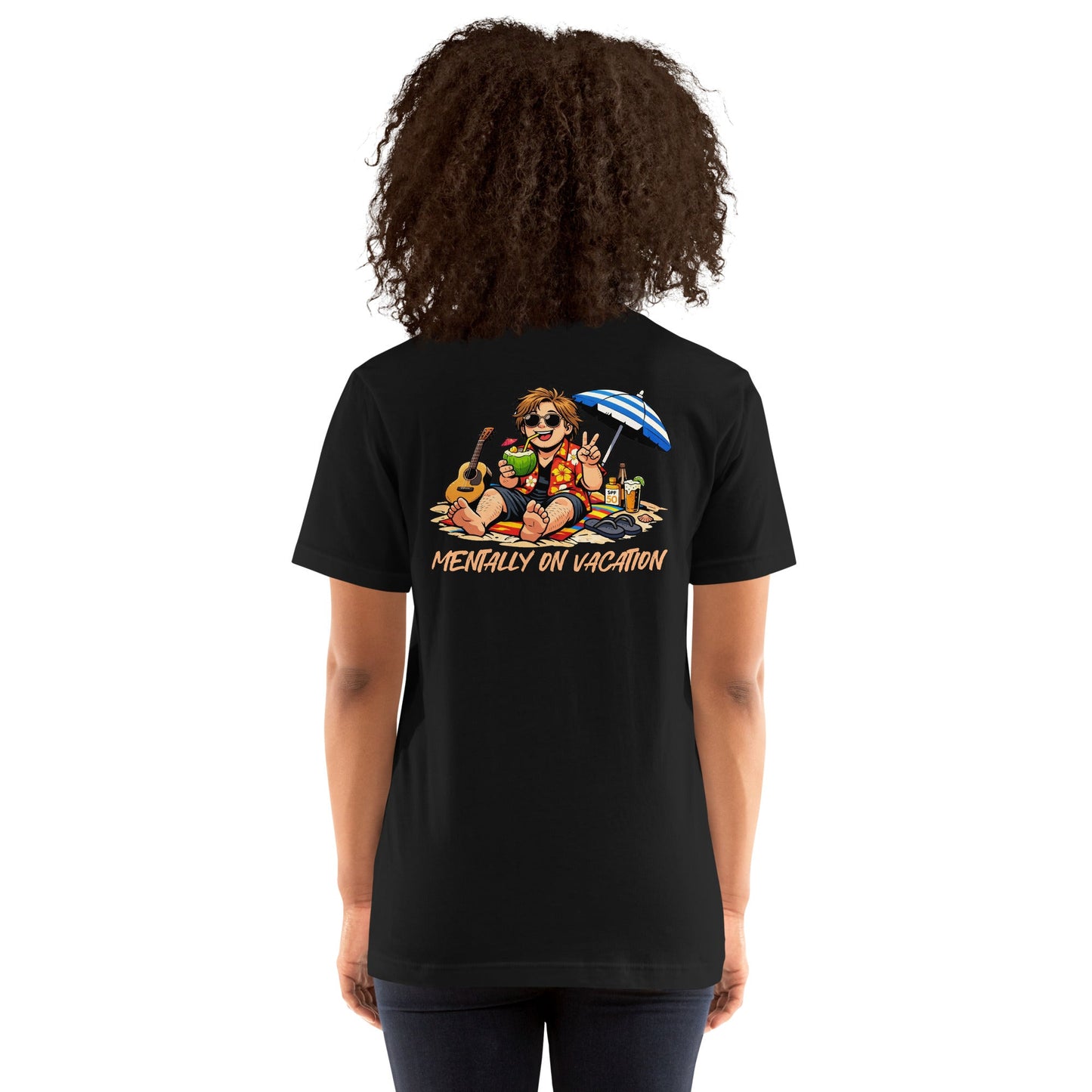 Lewis Capaldi Unisex T-Shirt - Mentally On Vacation - Funny Quotes alcyone213k