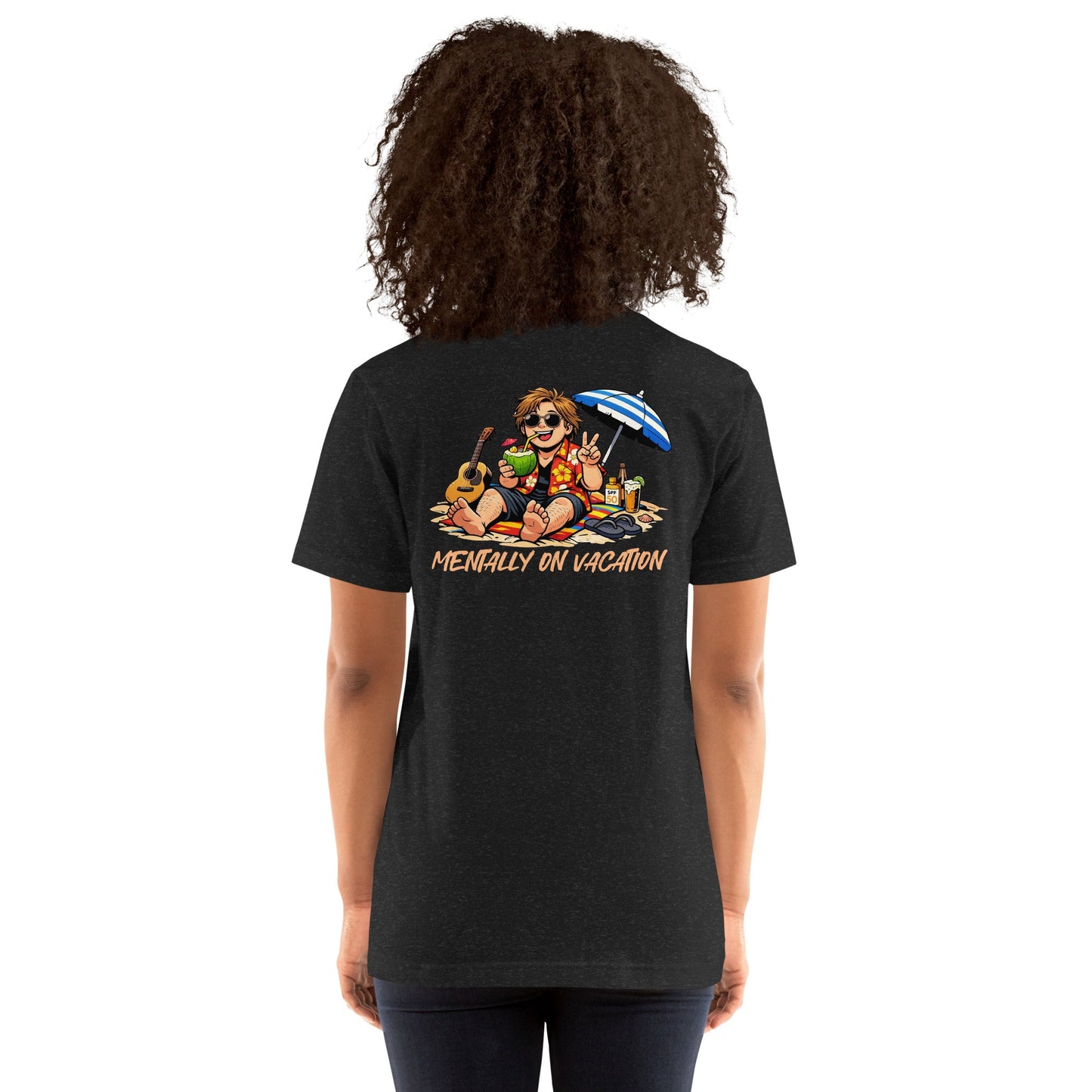 Lewis Capaldi Unisex T-Shirt - Mentally On Vacation - Funny Quotes alcyone213k