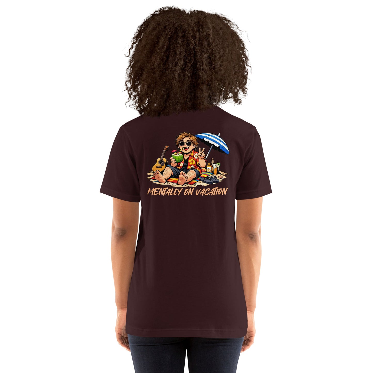 Lewis Capaldi Unisex T-Shirt - Mentally On Vacation - Funny Quotes alcyone213k
