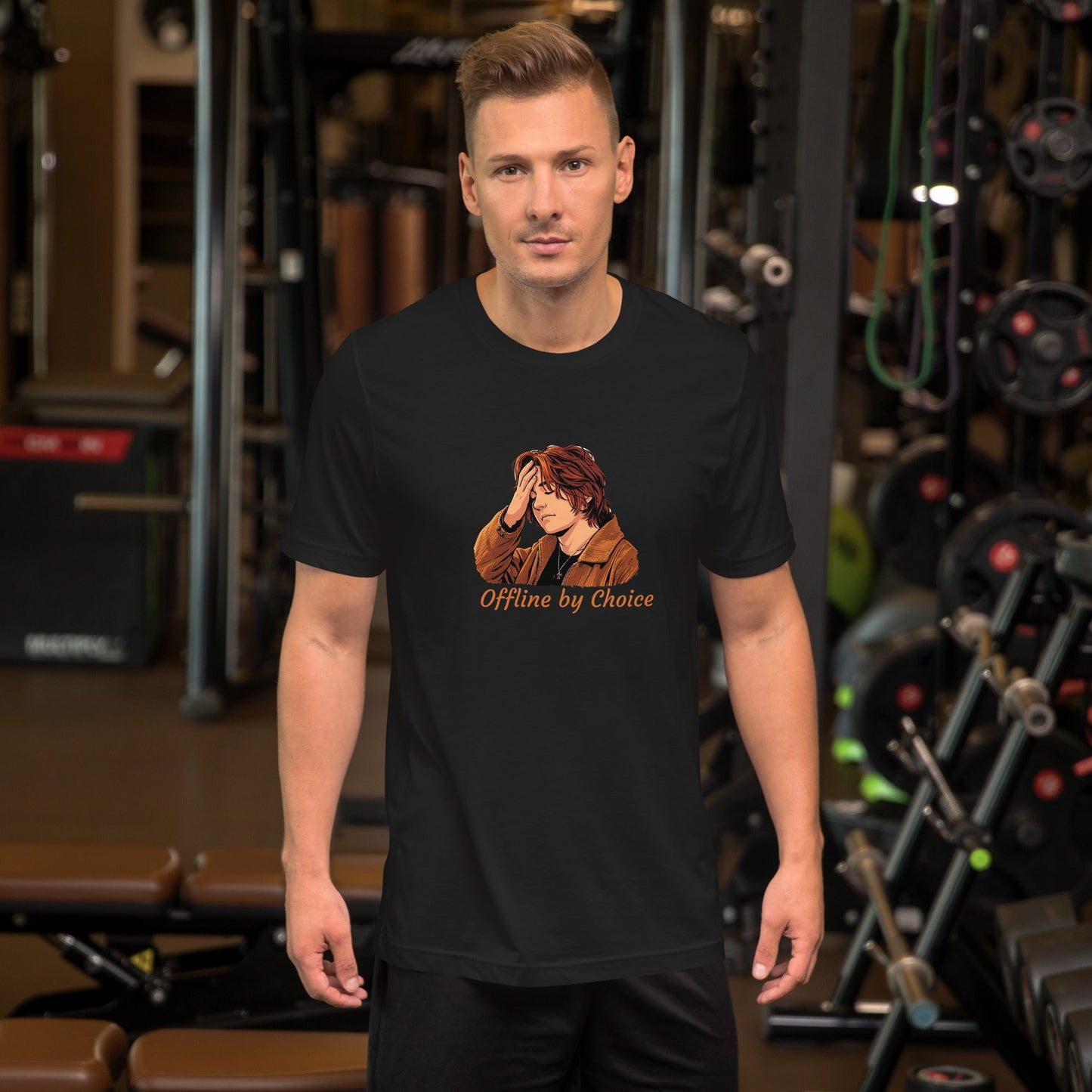 Lewis Capaldi Unisex T-Shirt - Offline By Choice - Funny Quotes alcyone213k