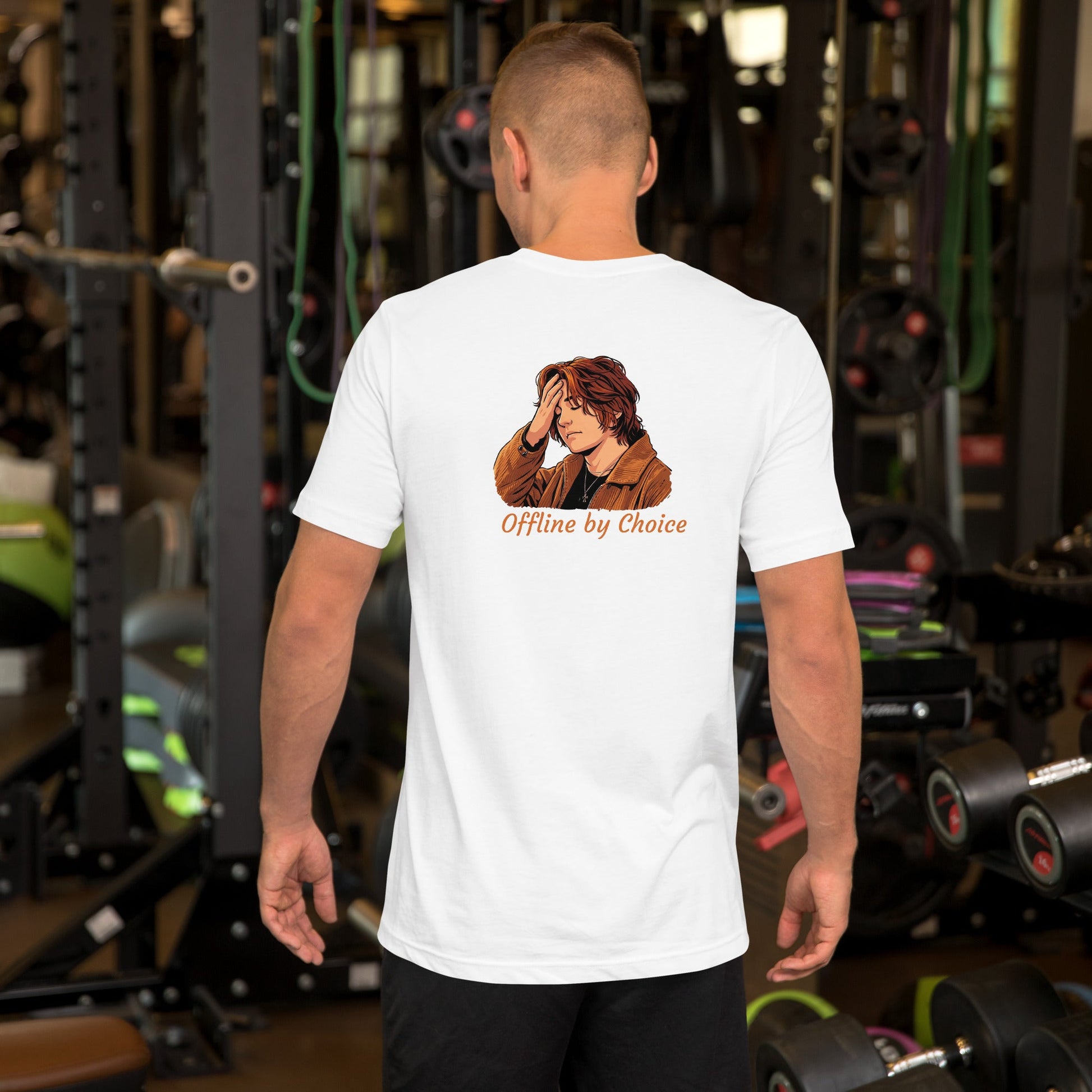 Lewis Capaldi Unisex T-Shirt - Offline By Choice - Funny Quotes alcyone213k