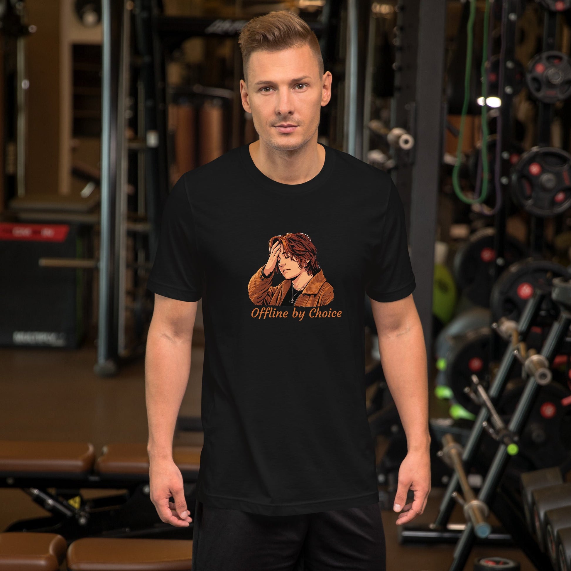 Lewis Capaldi Unisex T-Shirt - Offline By Choice - Funny Quotes alcyone213k