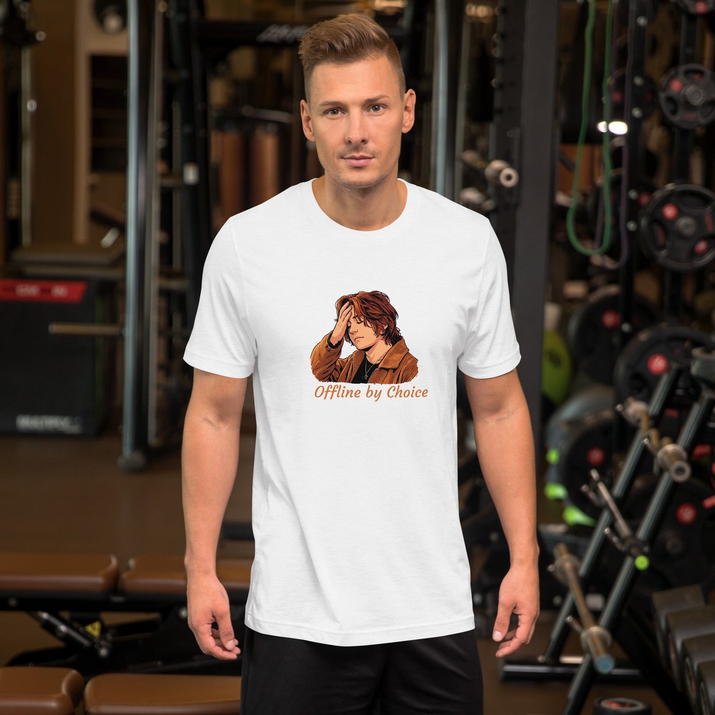 Lewis Capaldi Unisex T-Shirt - Offline By Choice - Funny Quotes alcyone213k