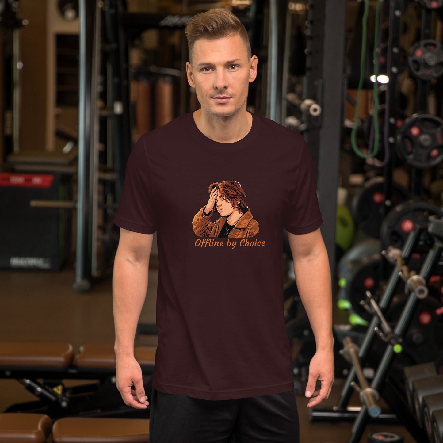 Lewis Capaldi Unisex T-Shirt - Offline By Choice - Funny Quotes alcyone213k