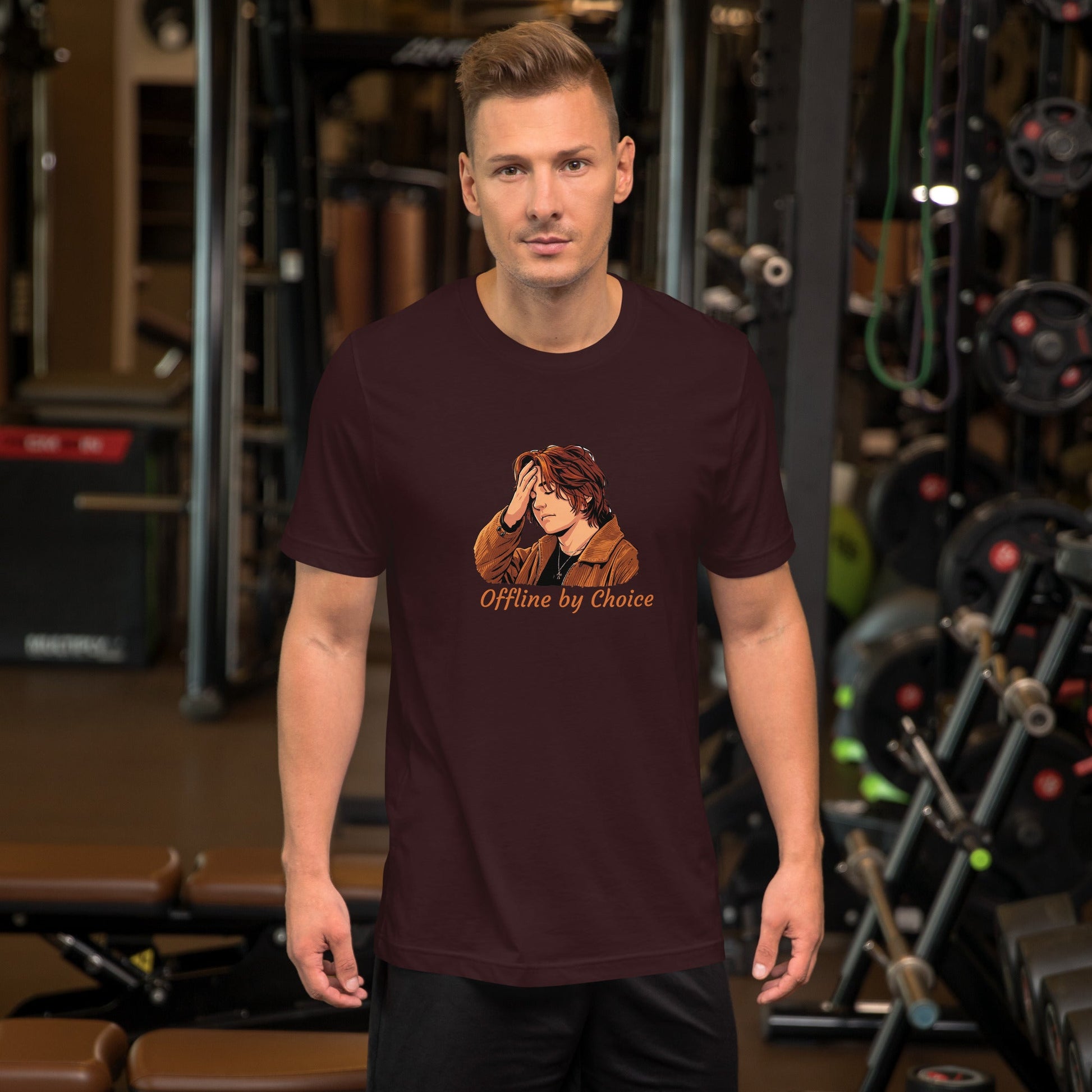 Lewis Capaldi Unisex T-Shirt - Offline By Choice - Funny Quotes alcyone213k