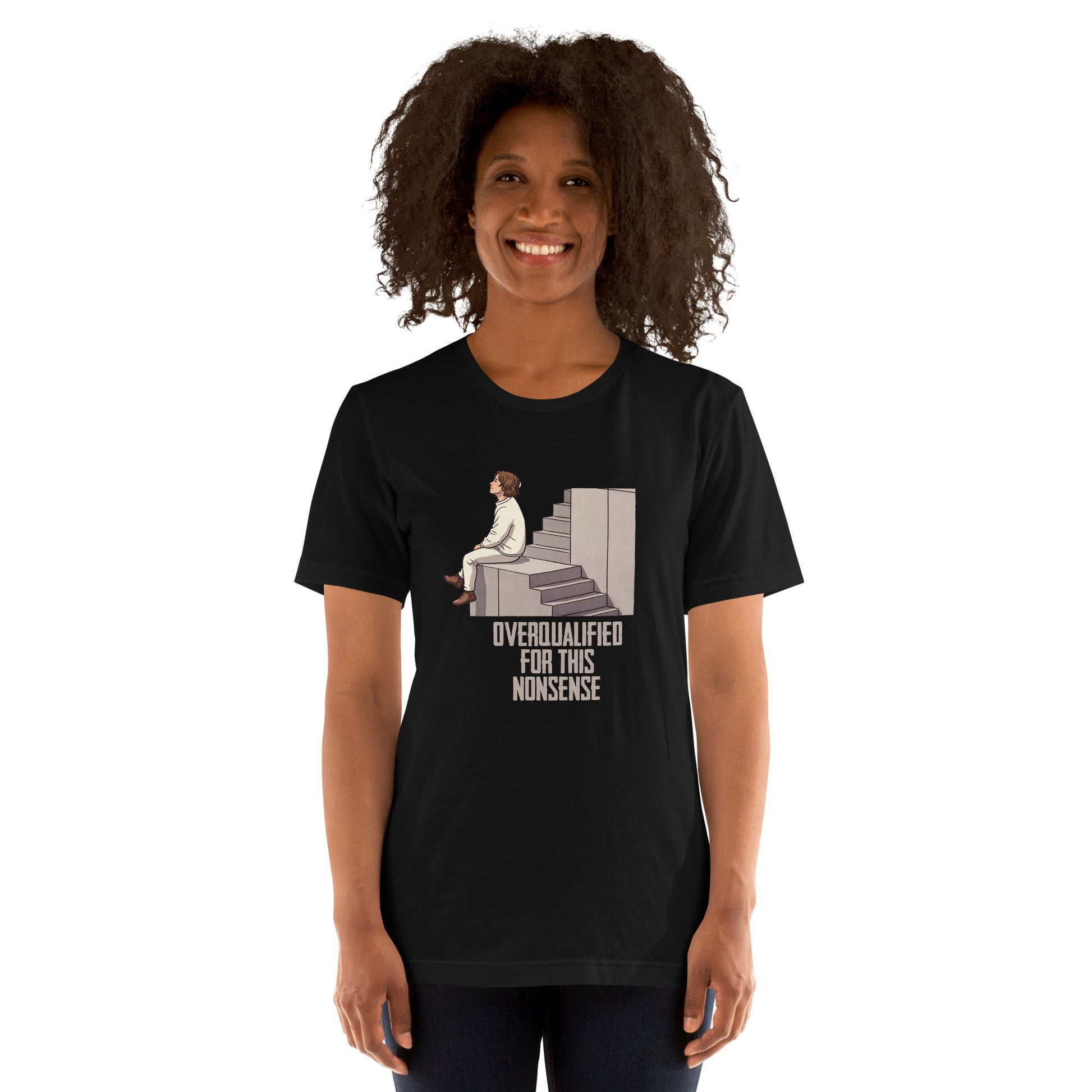 Lewis Capaldi Unisex T-Shirt - Overqualified - Funny Quotes alcyone213k