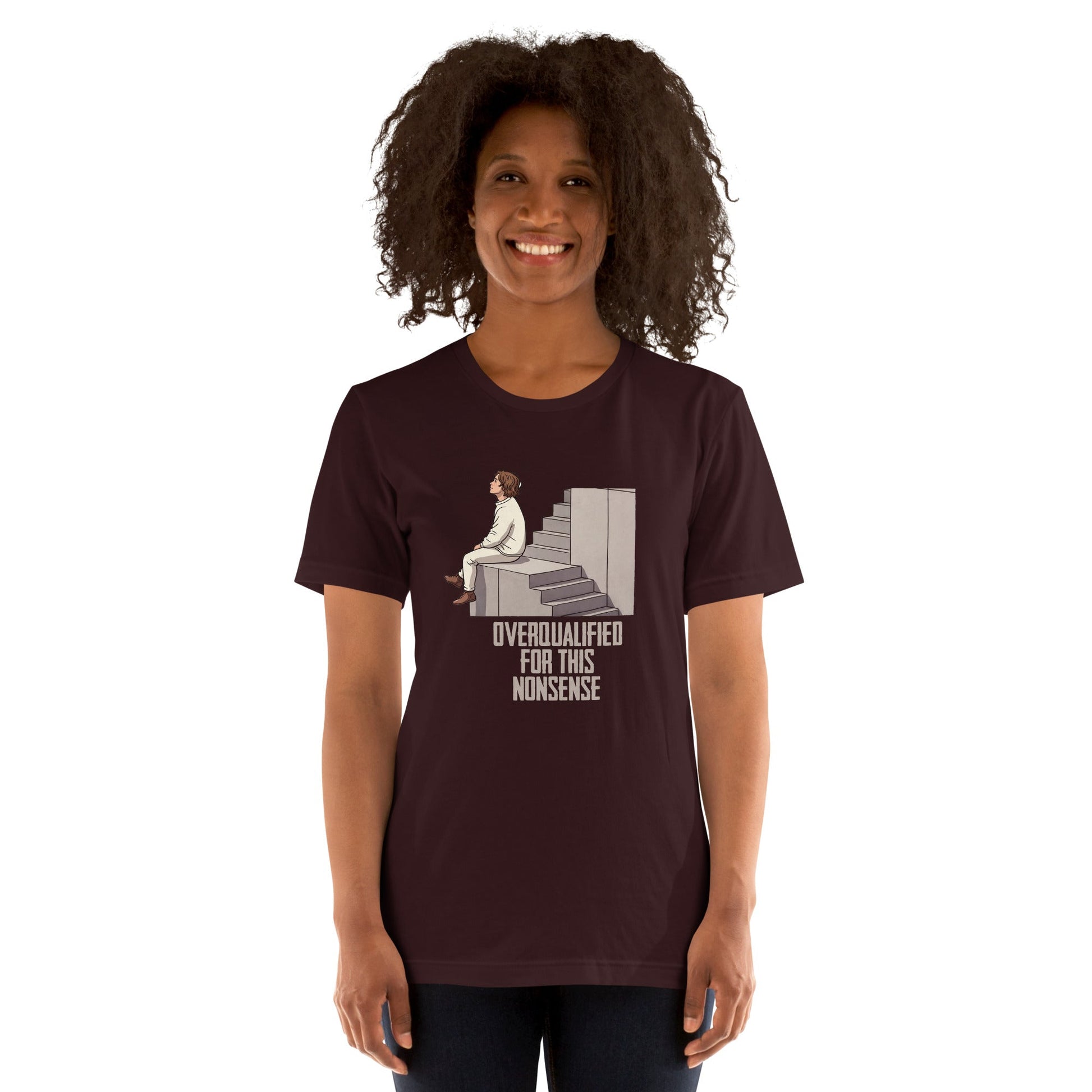 Lewis Capaldi Unisex T-Shirt - Overqualified - Funny Quotes alcyone213k