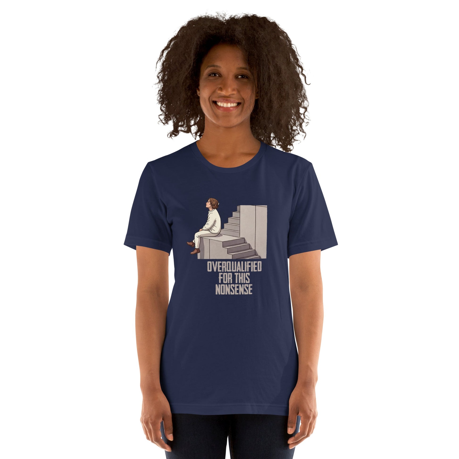 Lewis Capaldi Unisex T-Shirt - Overqualified - Funny Quotes alcyone213k