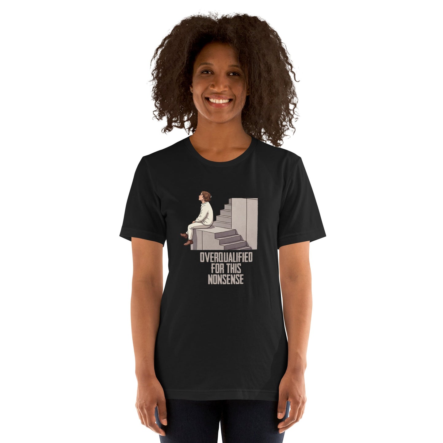 Lewis Capaldi Unisex T-Shirt - Overqualified - Funny Quotes alcyone213k